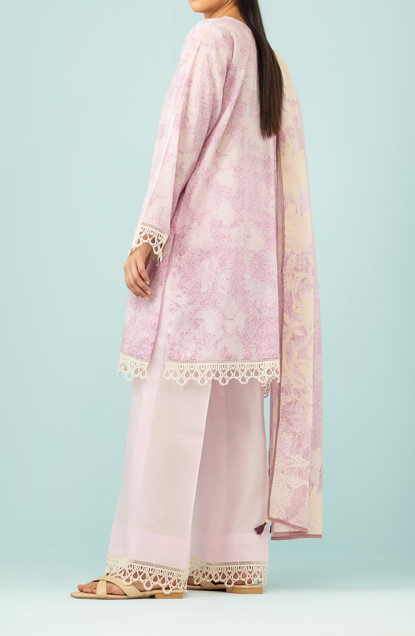 OTL-24-418/U LILAC LAWN Women UNSTITCHED SHIRT DUPATTA PANTS