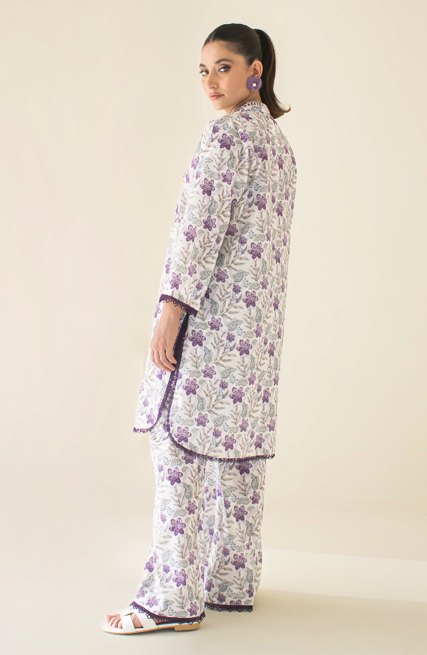 Stitched Printed Shirt & Pant - 2 Piece (CordSet) - WRCV24S-2035