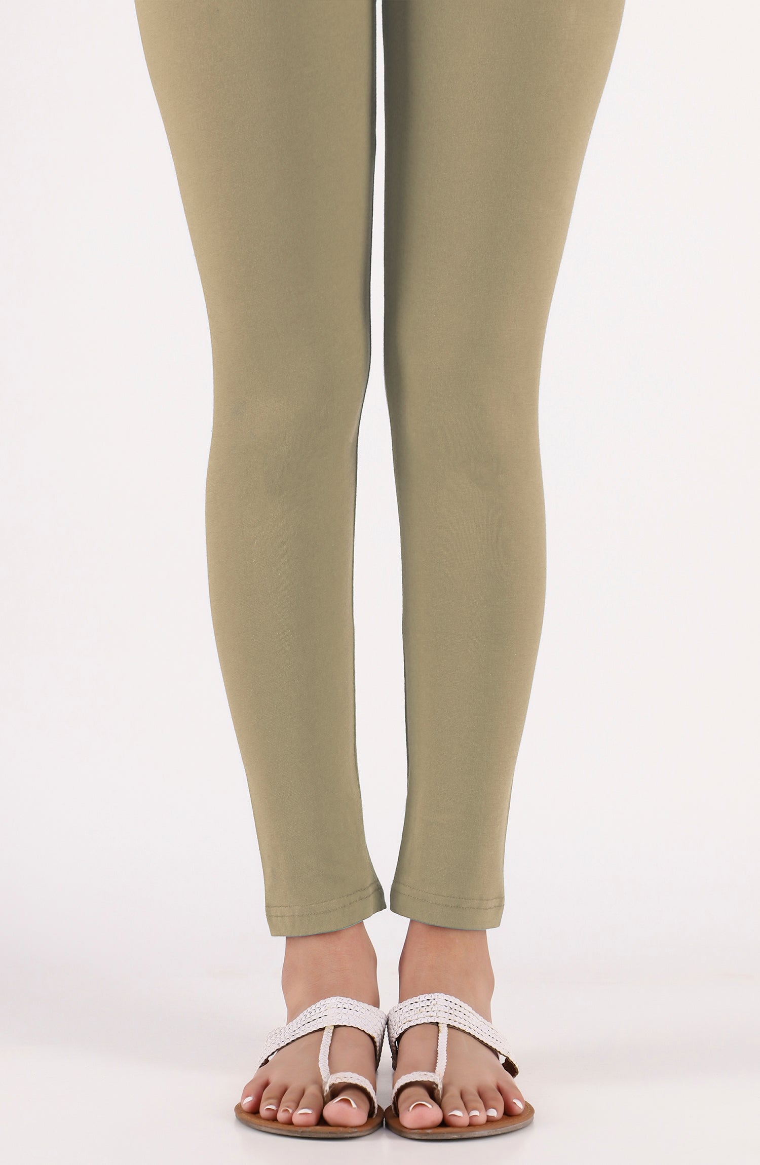 Stitched Bottoms 1 Piece Plain Cotton Jersey Tights