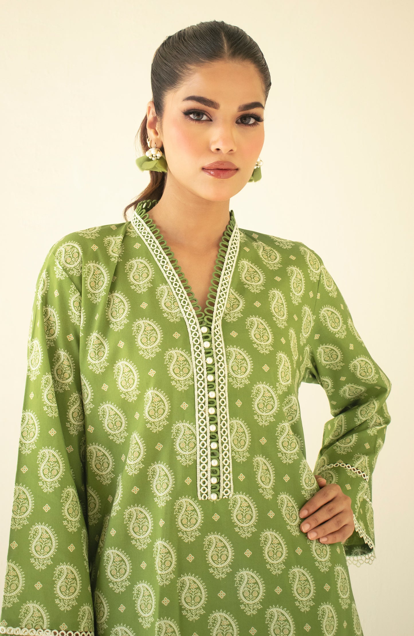 Stitched Printed Shirt & Pant - 2 Piece (CordSet) - WRCK24W-2002