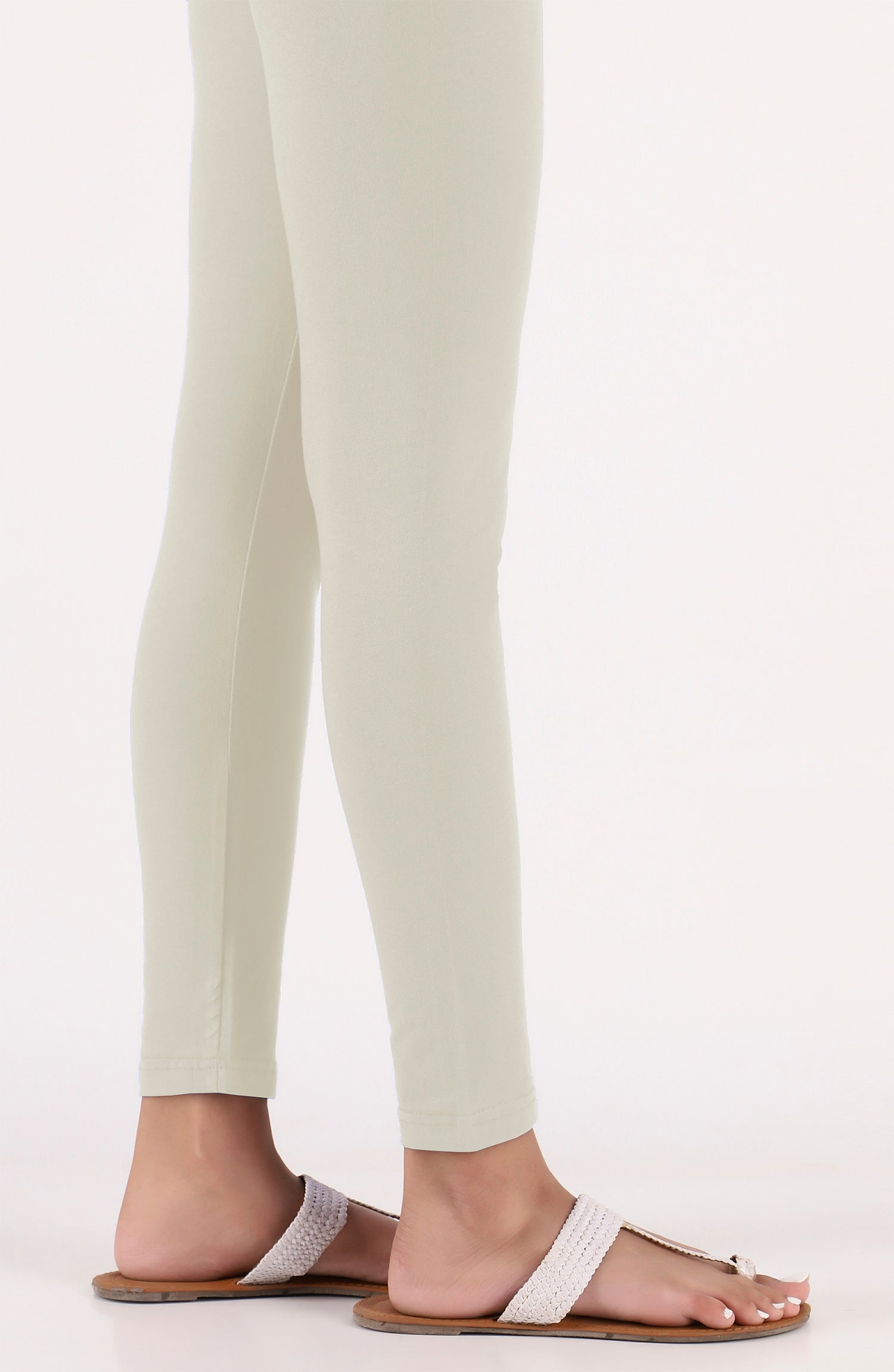 Stitched Bottoms 1 Piece Plain Cotton Jersey Tights