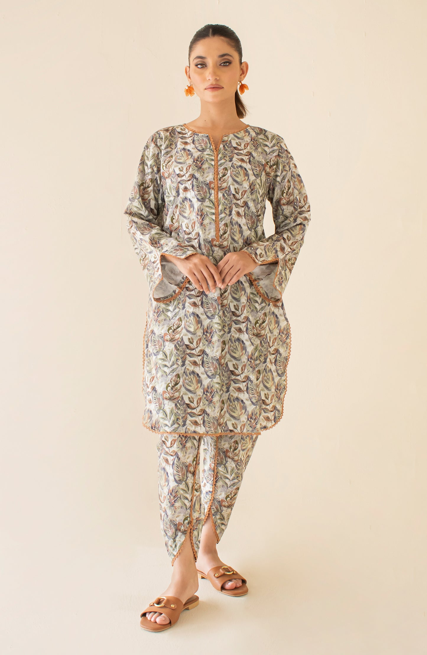 Stitched Printed Shirt & Pant - 2 Piece (CordSet) - WRCV24S-2003