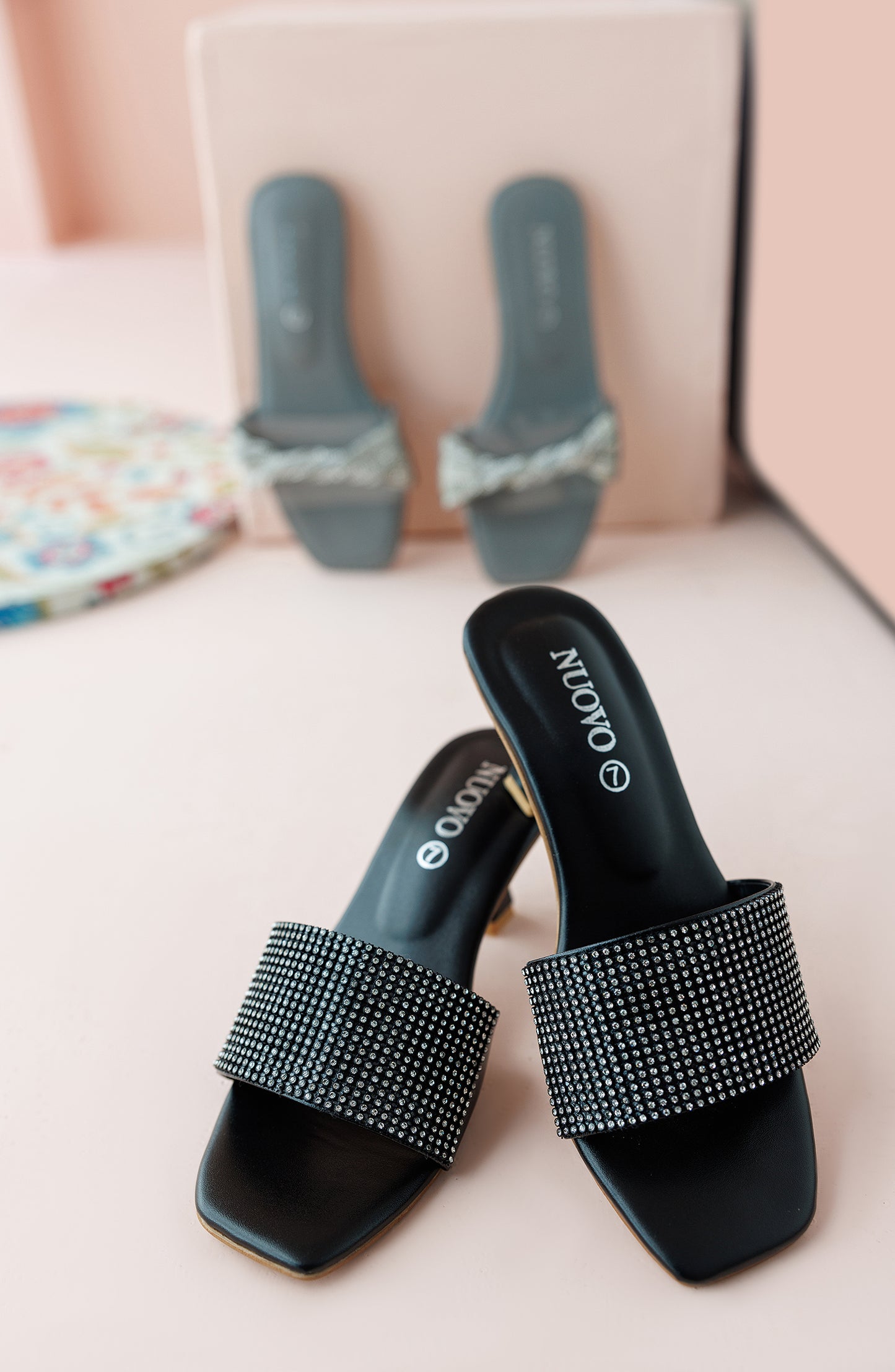 WAFH24S-001 MIX  FOOTWEAR HEELED SANDALS