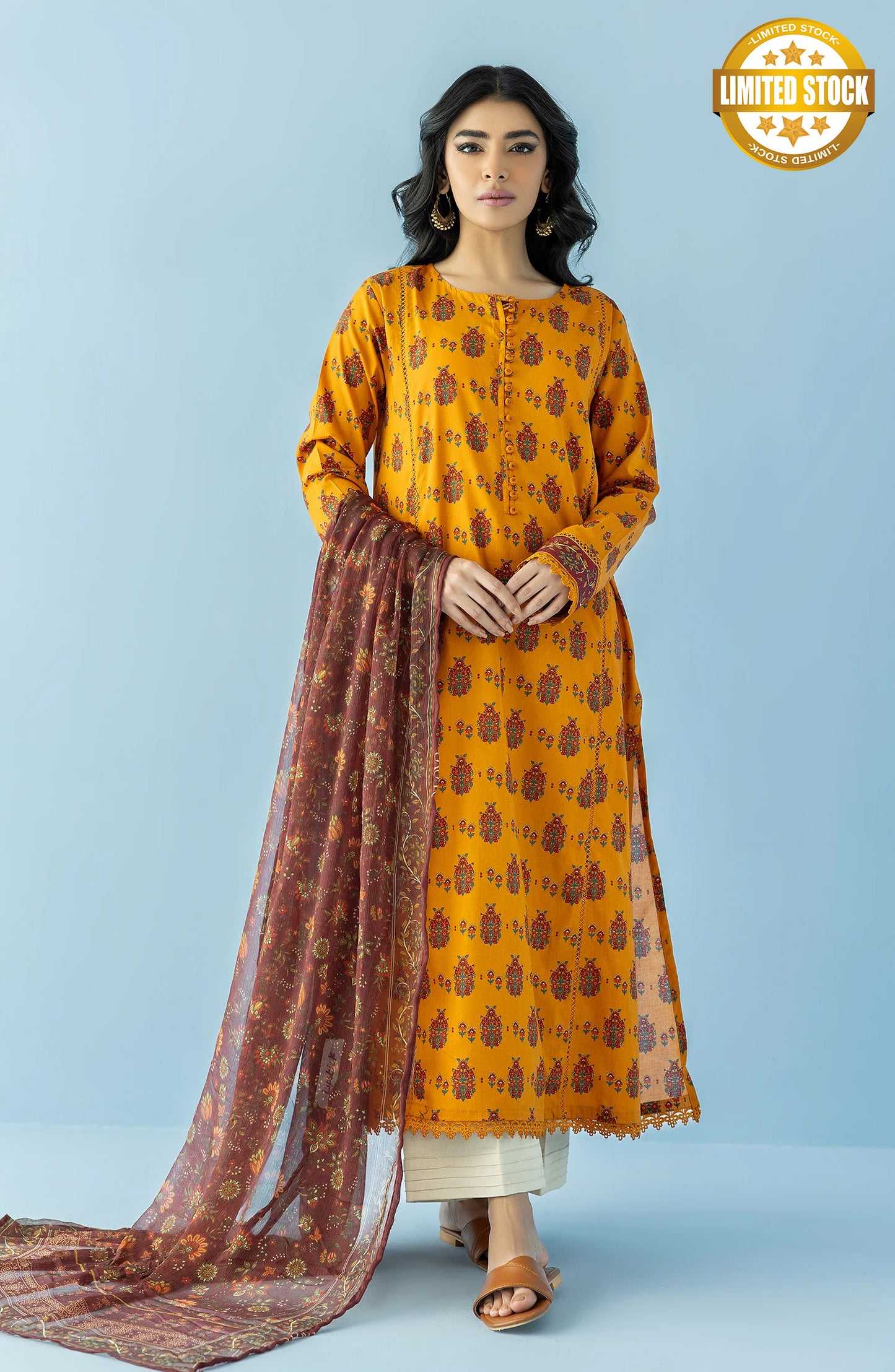 Unstitched | 2 Piece | Printed Lawn NRDS-24-016