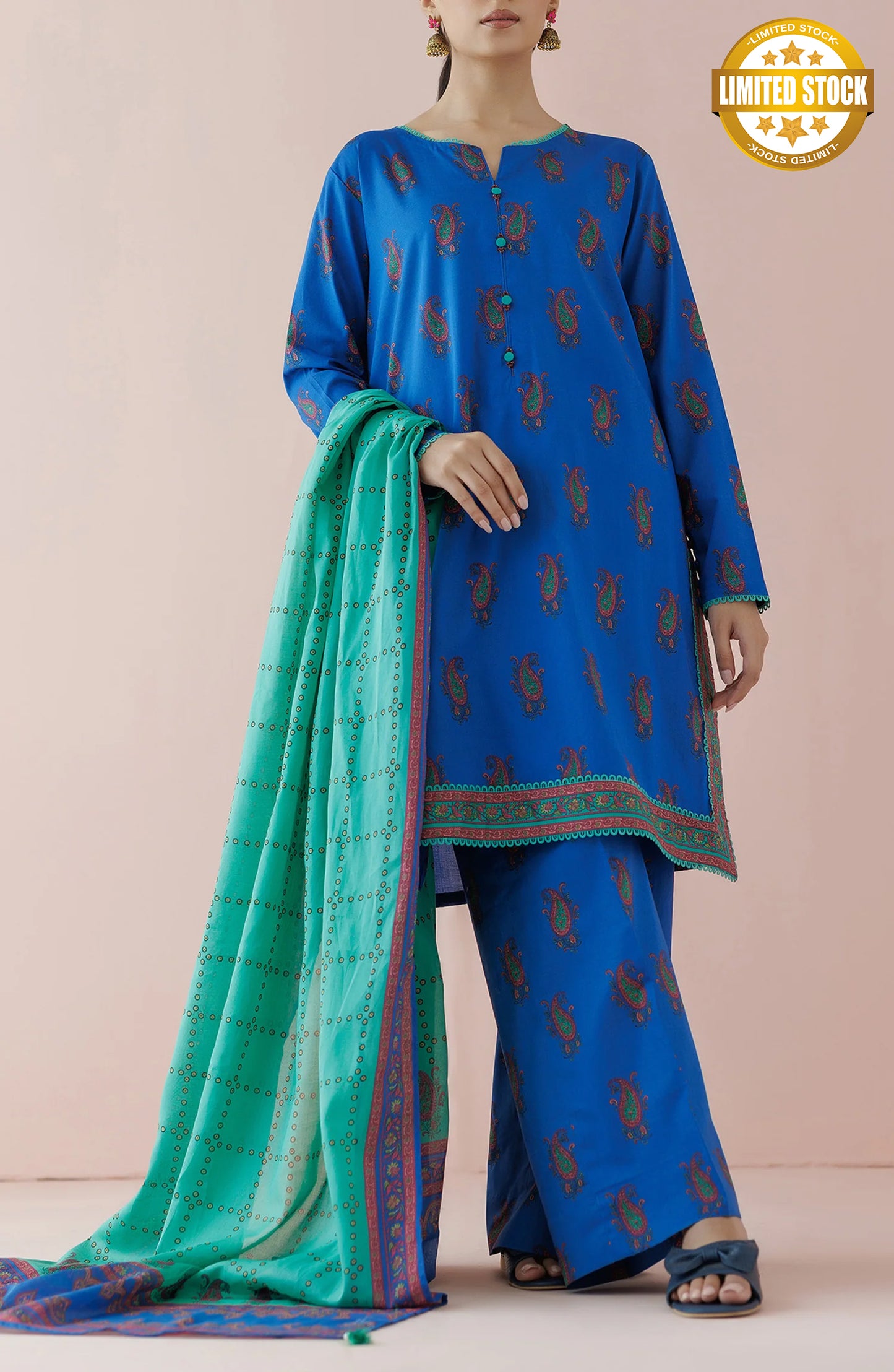 Unstitched | 3 Piece | Printed Lawn | OTL-24-093