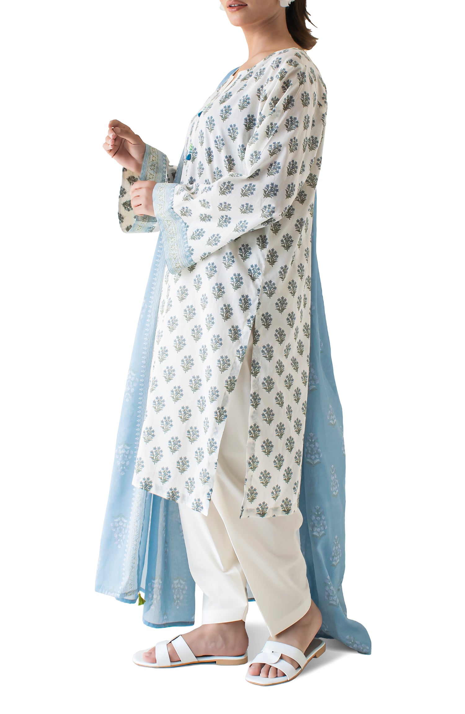 Stitched | 3 Piece | Printed Lawn | OTL-24-131