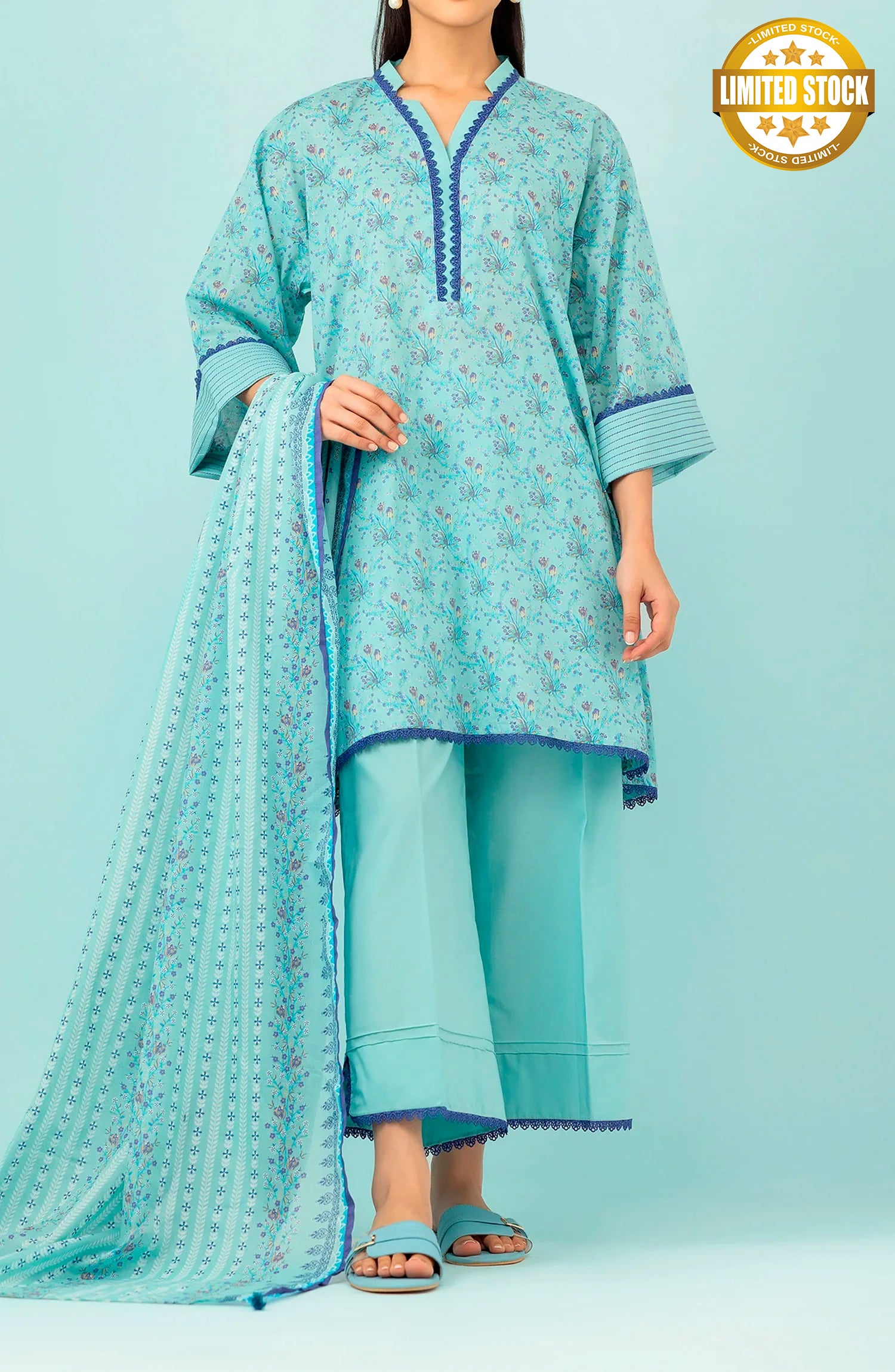 Unstitched | 3 Piece | Printed Lawn | OTL-24-177