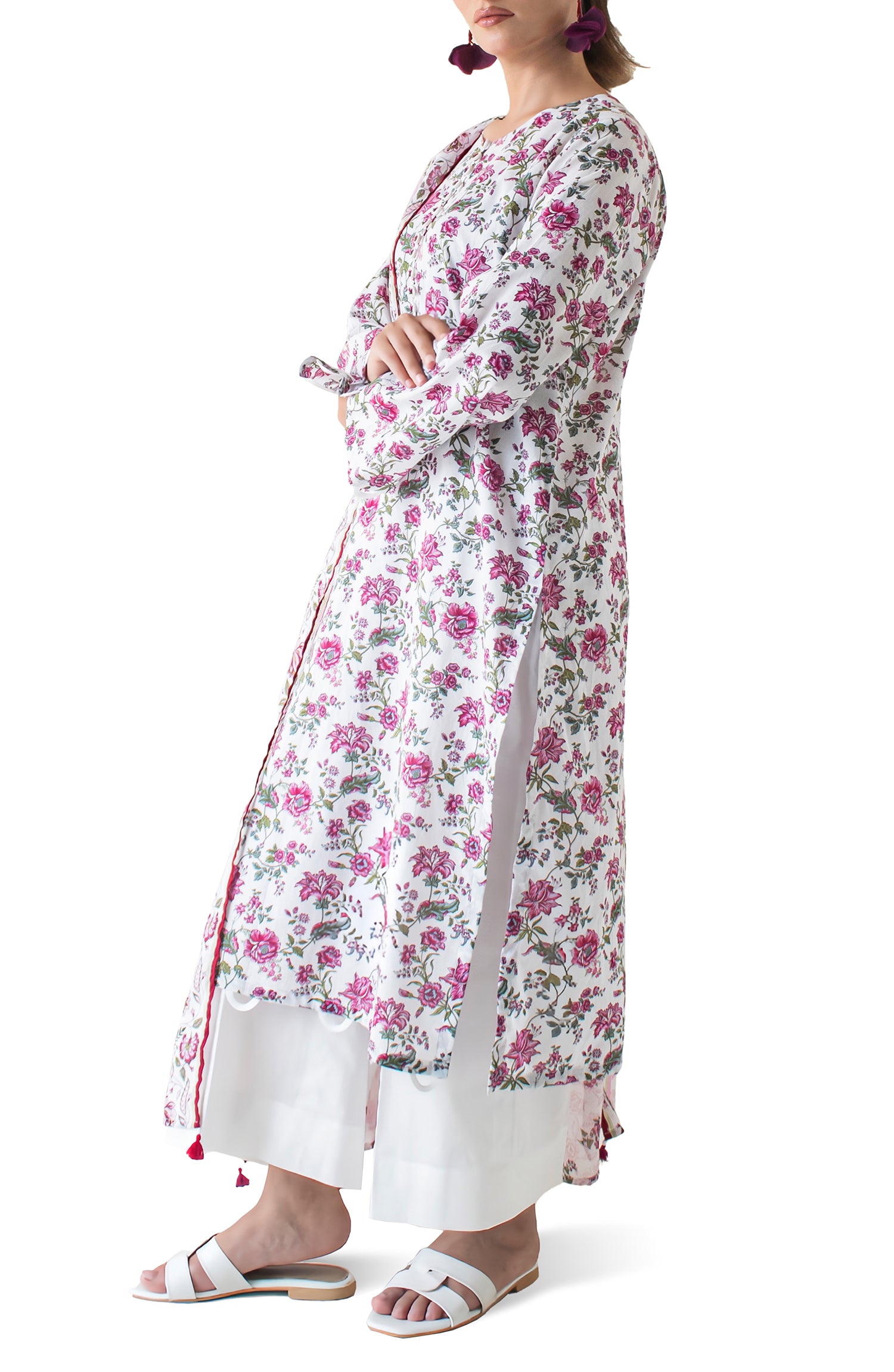 Stitched Printed Shirt Dupatta & Pant - 3 Piece - OTL-24-214