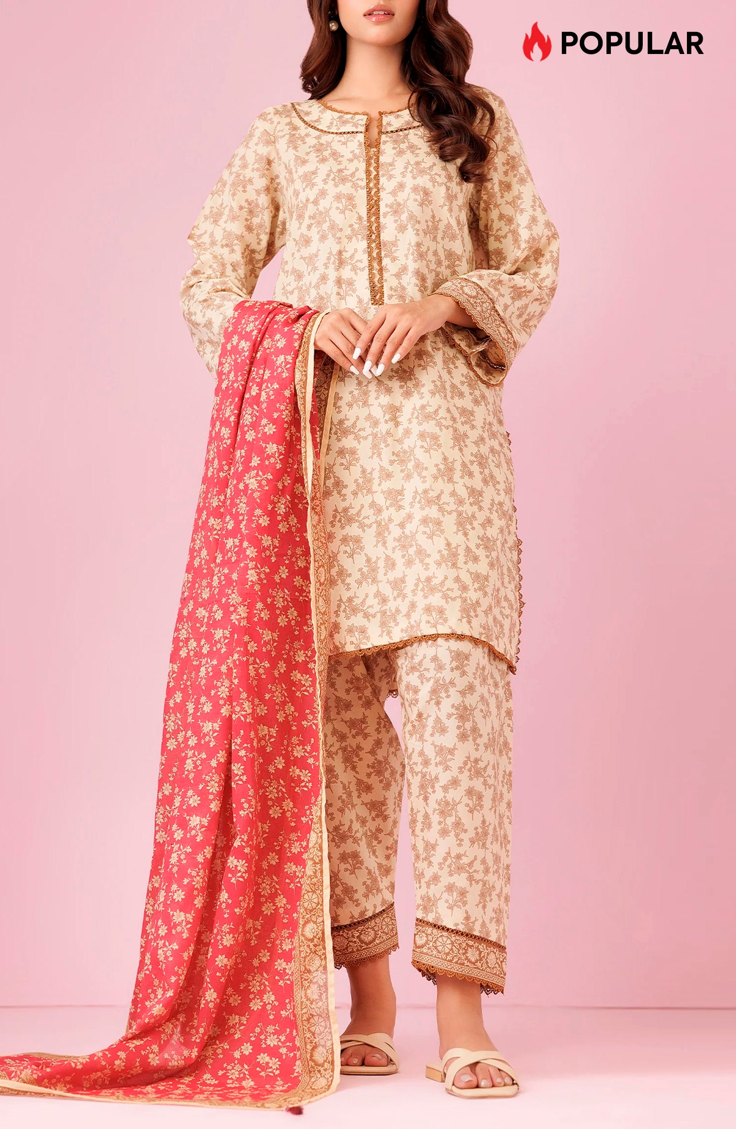 Unstitched | 3 Piece | Printed Lawn | OTL-24-218