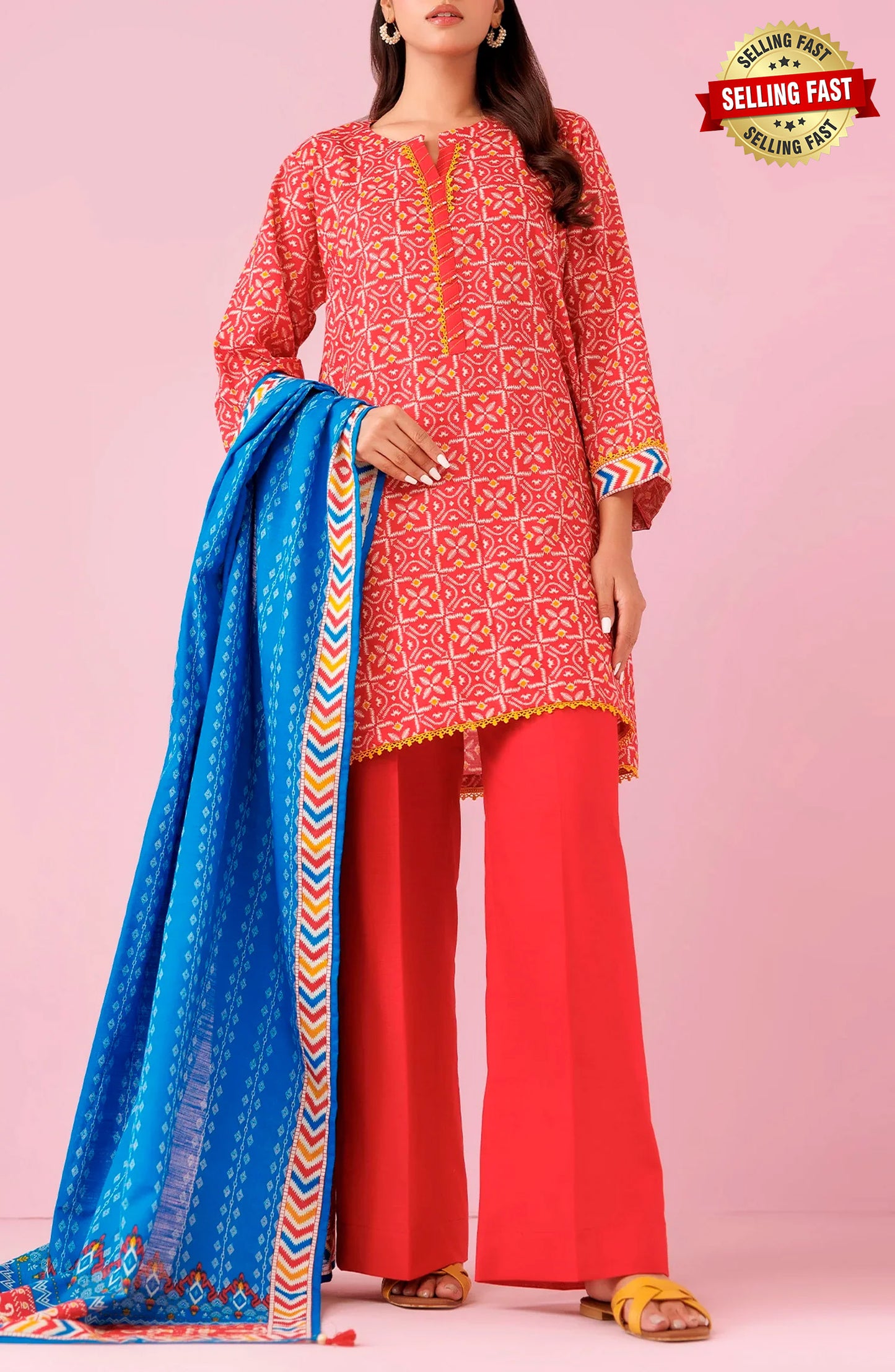 Unstitched | 3 Piece | Printed Khaddar | OTL-24-309