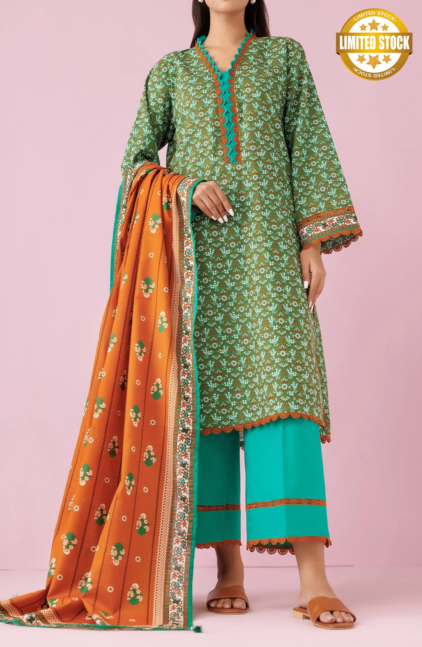 Unstitched | 3 Piece | Printed Khaddar | OTL-24-310