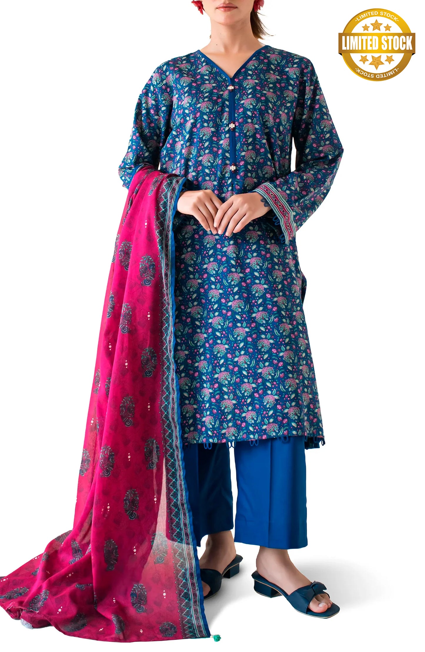 Stitched | 3 Piece | Printed Lawn | OTL-24-403