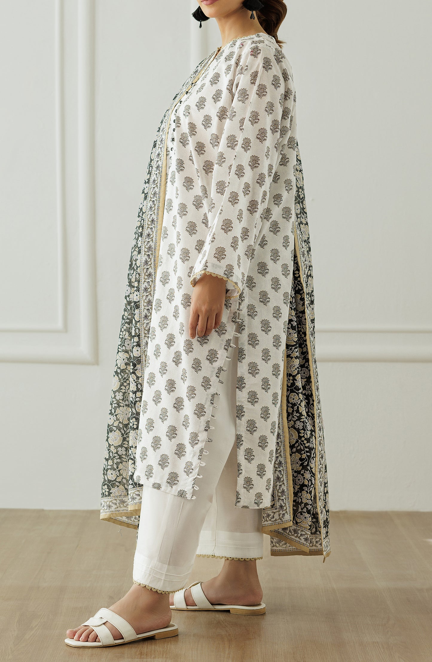 Unstitched Printed Shirt Dupatta & Pant - 3 Piece - OTL-25-005