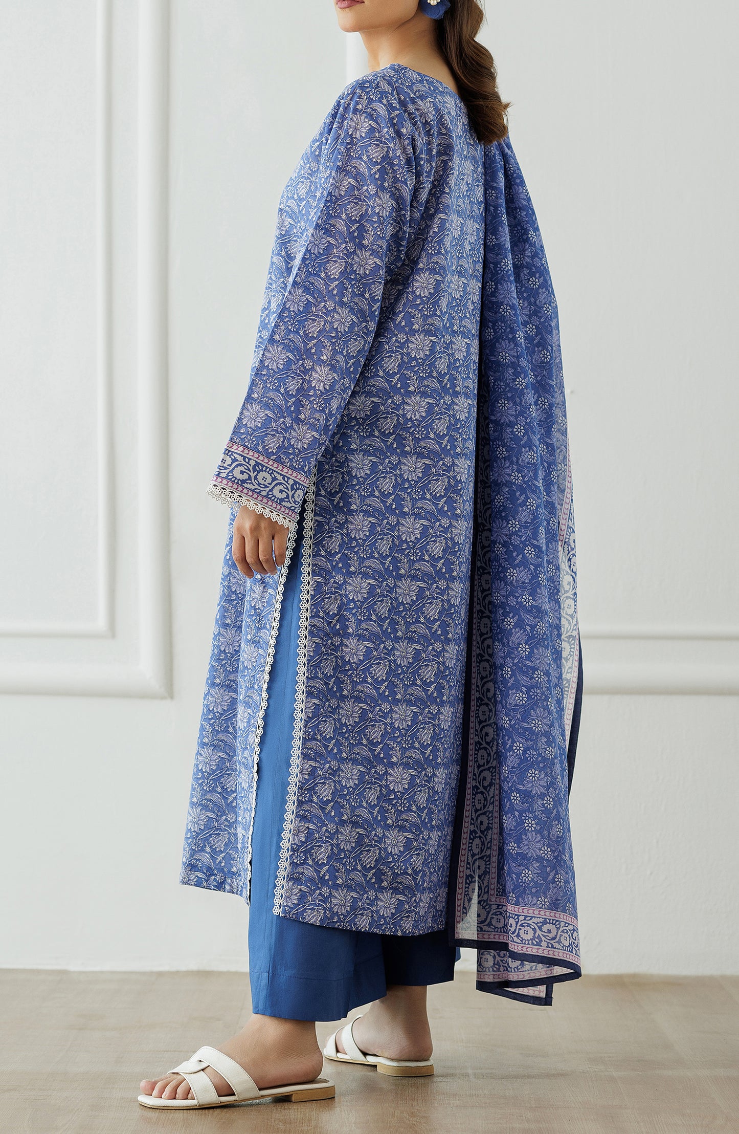 Unstitched Printed Shirt Dupatta & Pant - 3 Piece - OTL-25-006