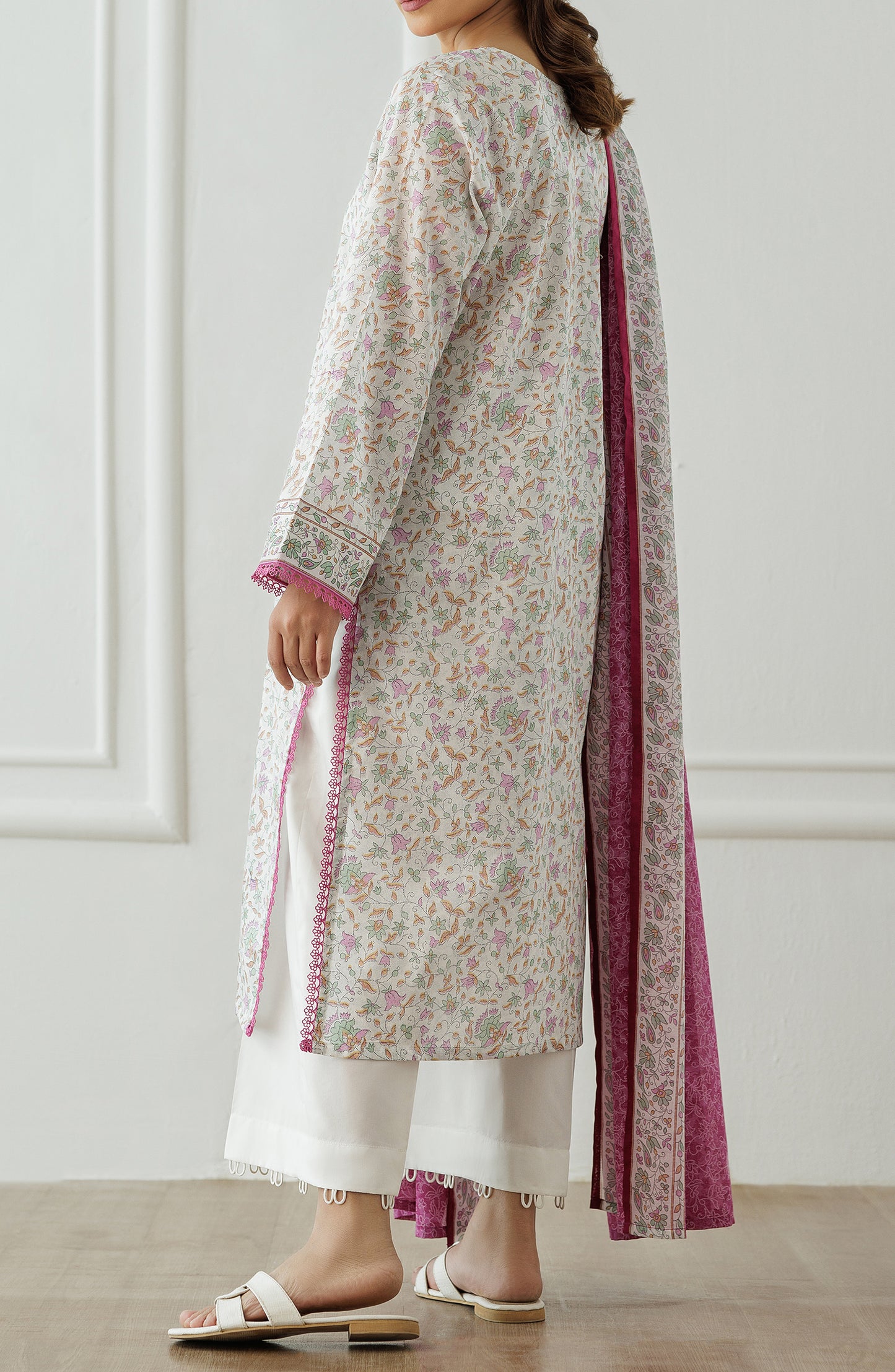 Stitched Printed Shirt Dupatta & Pant - 3 Piece - OTL-25-016