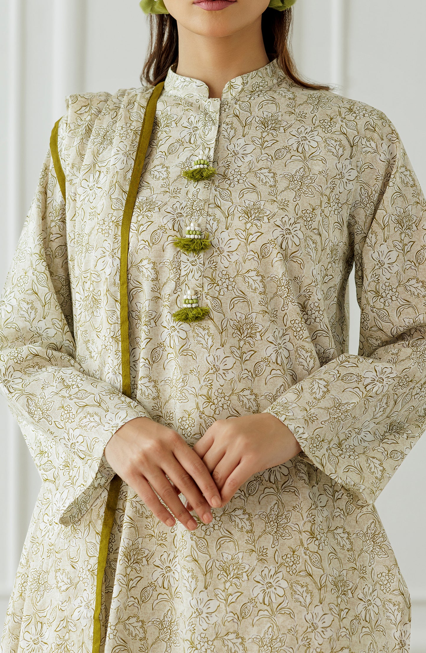 Unstitched Printed Shirt Dupatta & Pant - 3 Piece - OTL-25-298