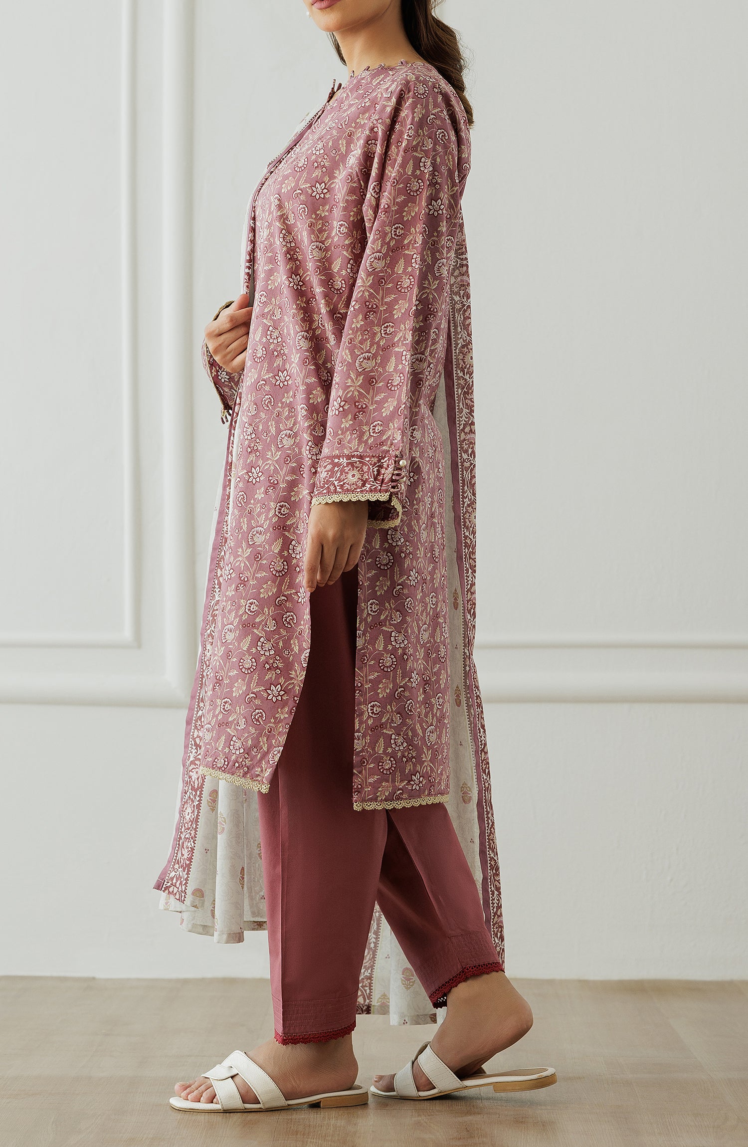 Unstitched Printed Shirt Dupatta & Pant - 3 Piece - OTL-25-300