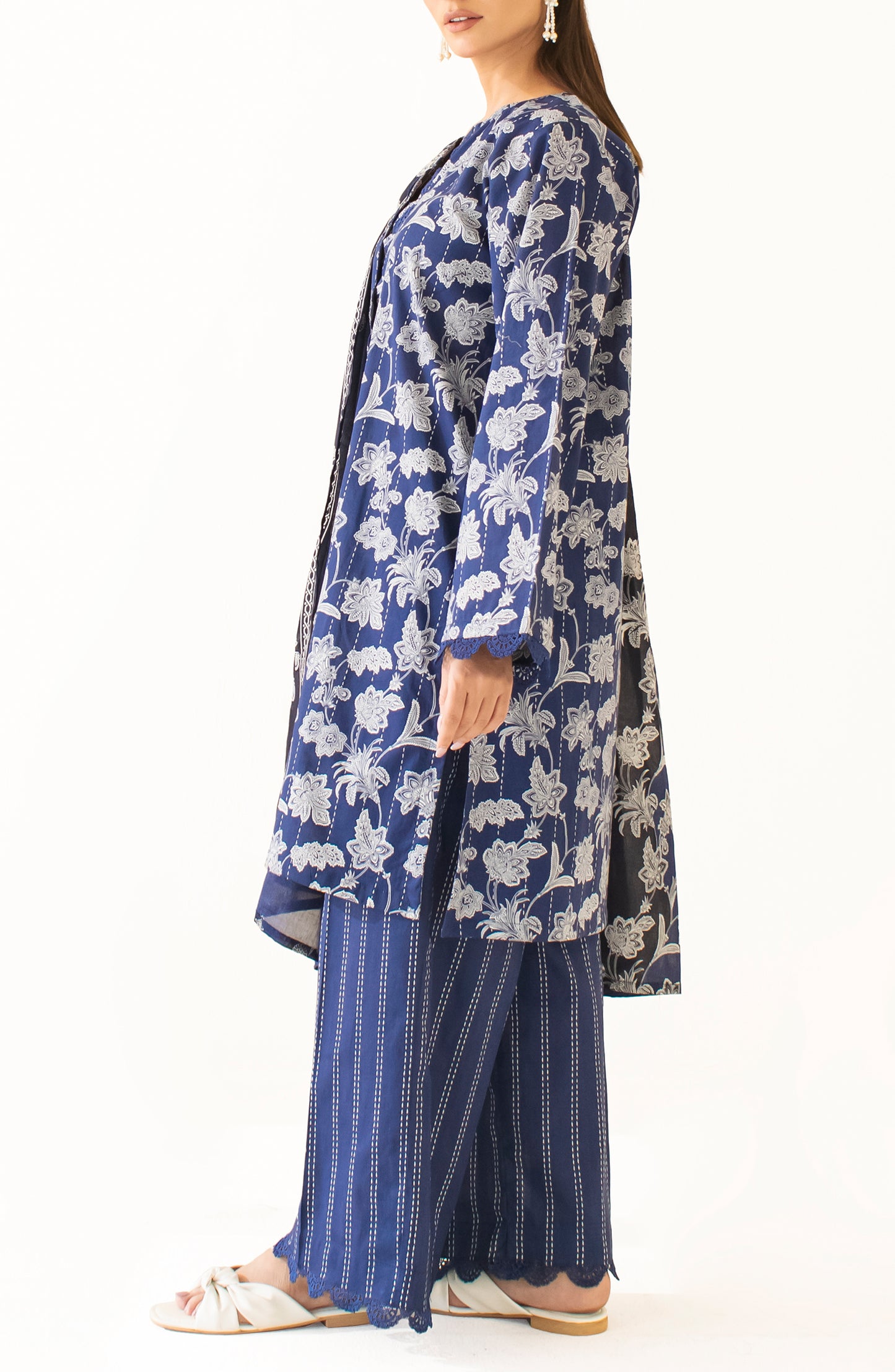 Stitched Printed Shirt Dupatta & Pant - 3 Piece - OTL-24-390