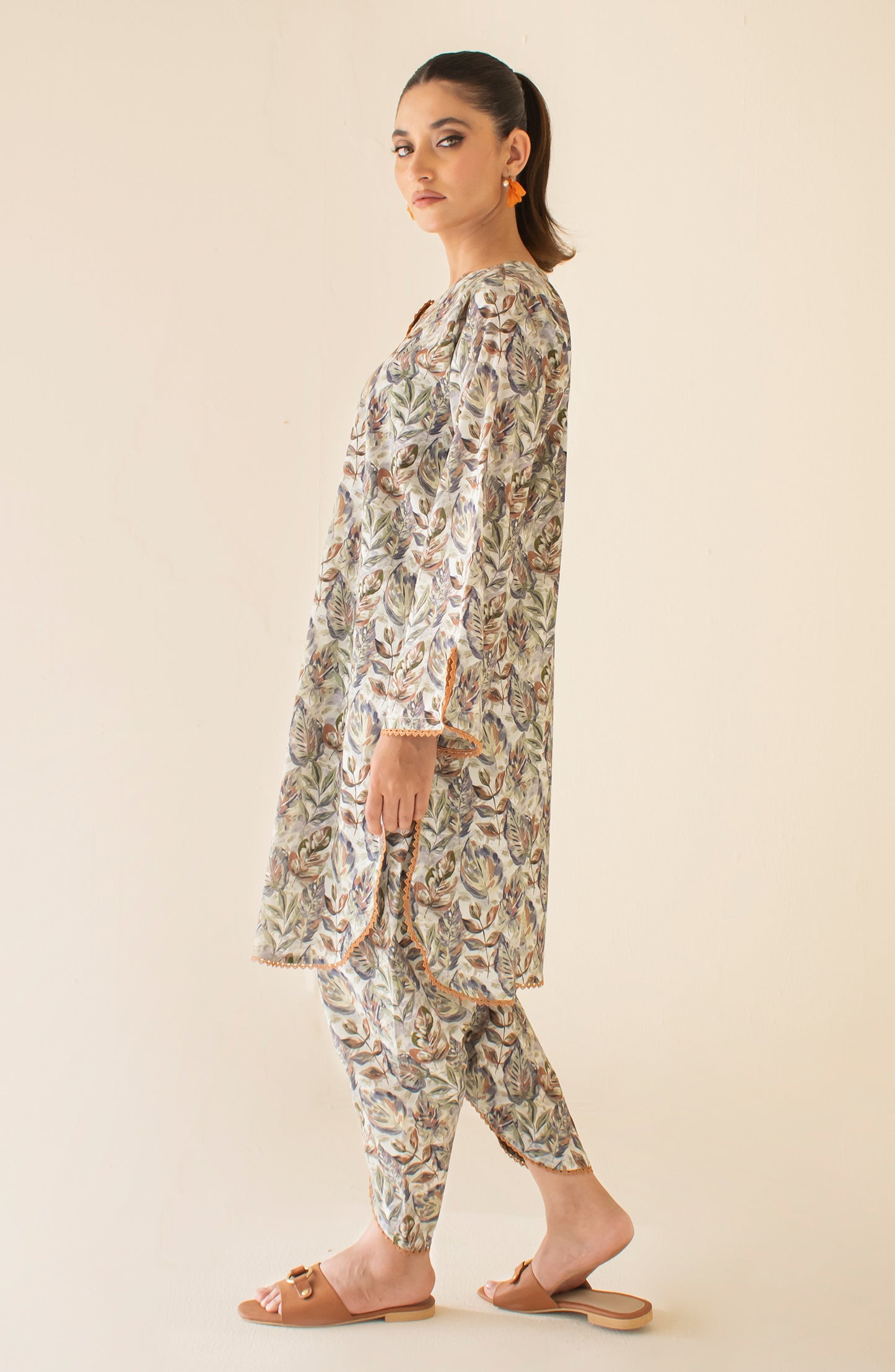 Stitched Printed Shirt & Pant - 2 Piece (CordSet) - WRCV24S-2003