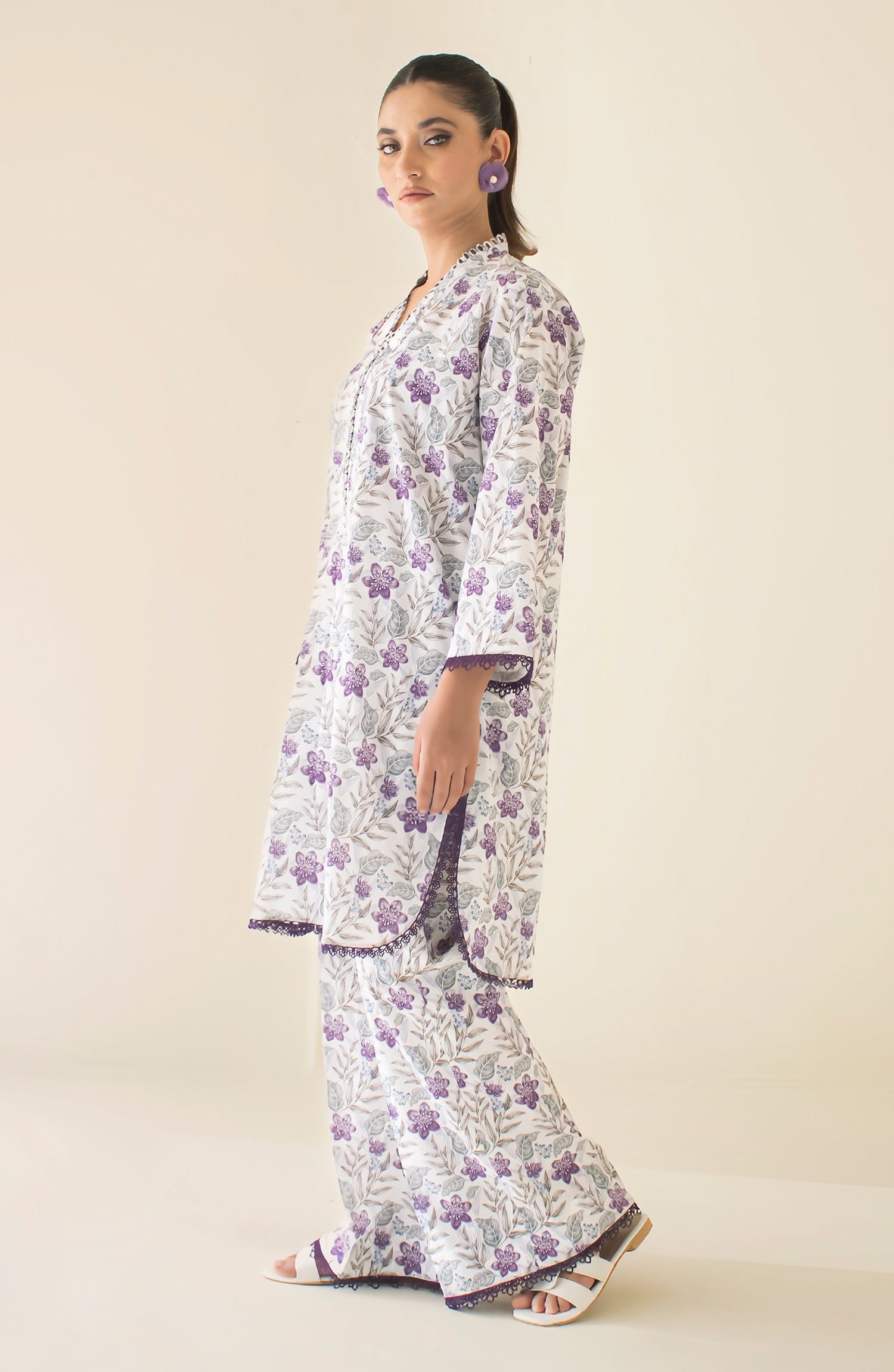 Stitched Printed Shirt & Pant - 2 Piece (CordSet) - WRCV24S-2035