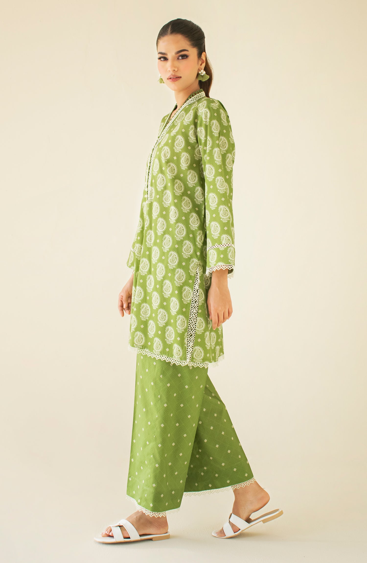 Stitched Printed Shirt & Pant - 2 Piece (CordSet) - WRCK24W-2002