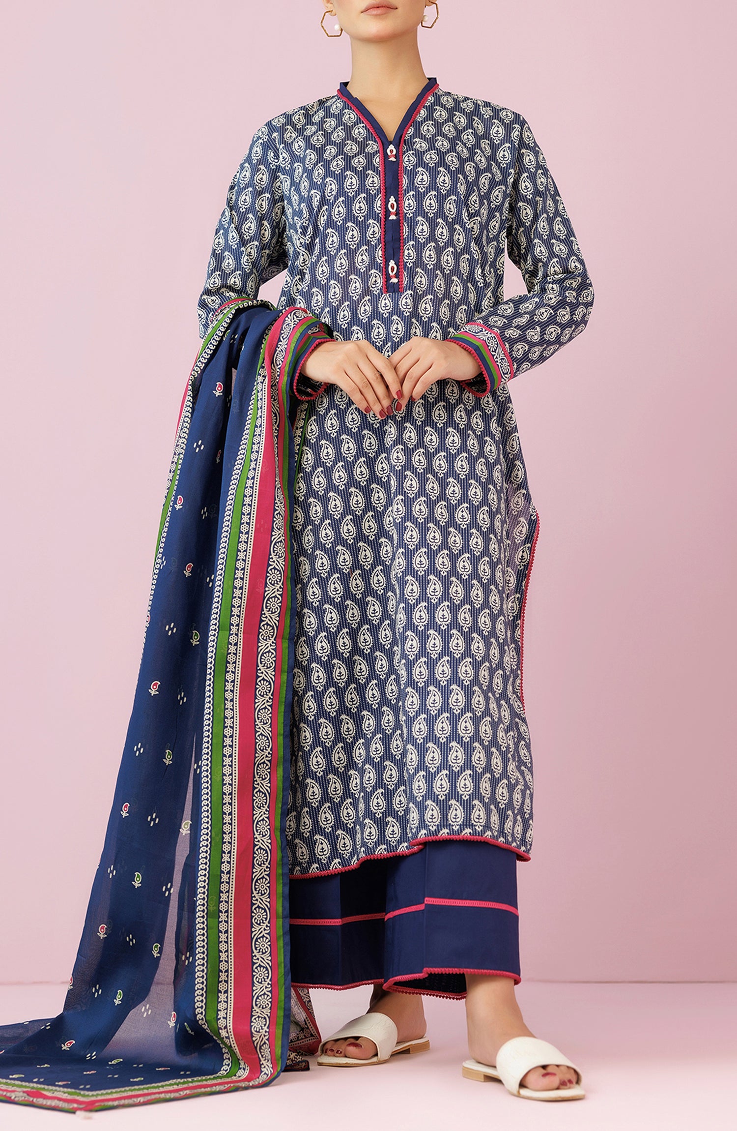 Unstitched | 3 Piece | Printed Lawn | OTL-24-135