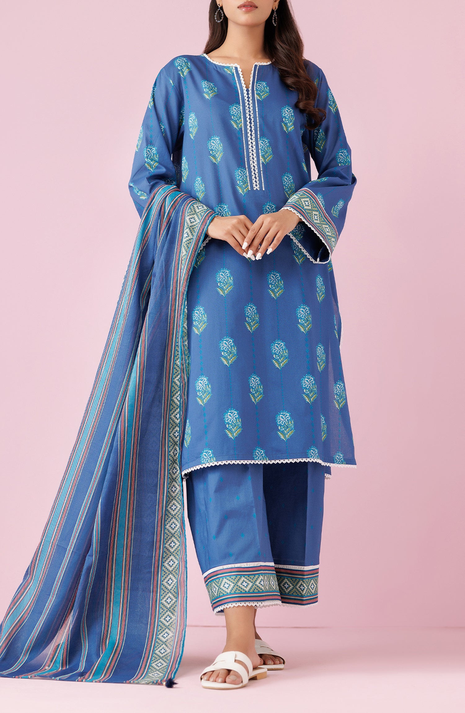 Unstitched | 3 Piece | Printed Lawn | OTL-24-162