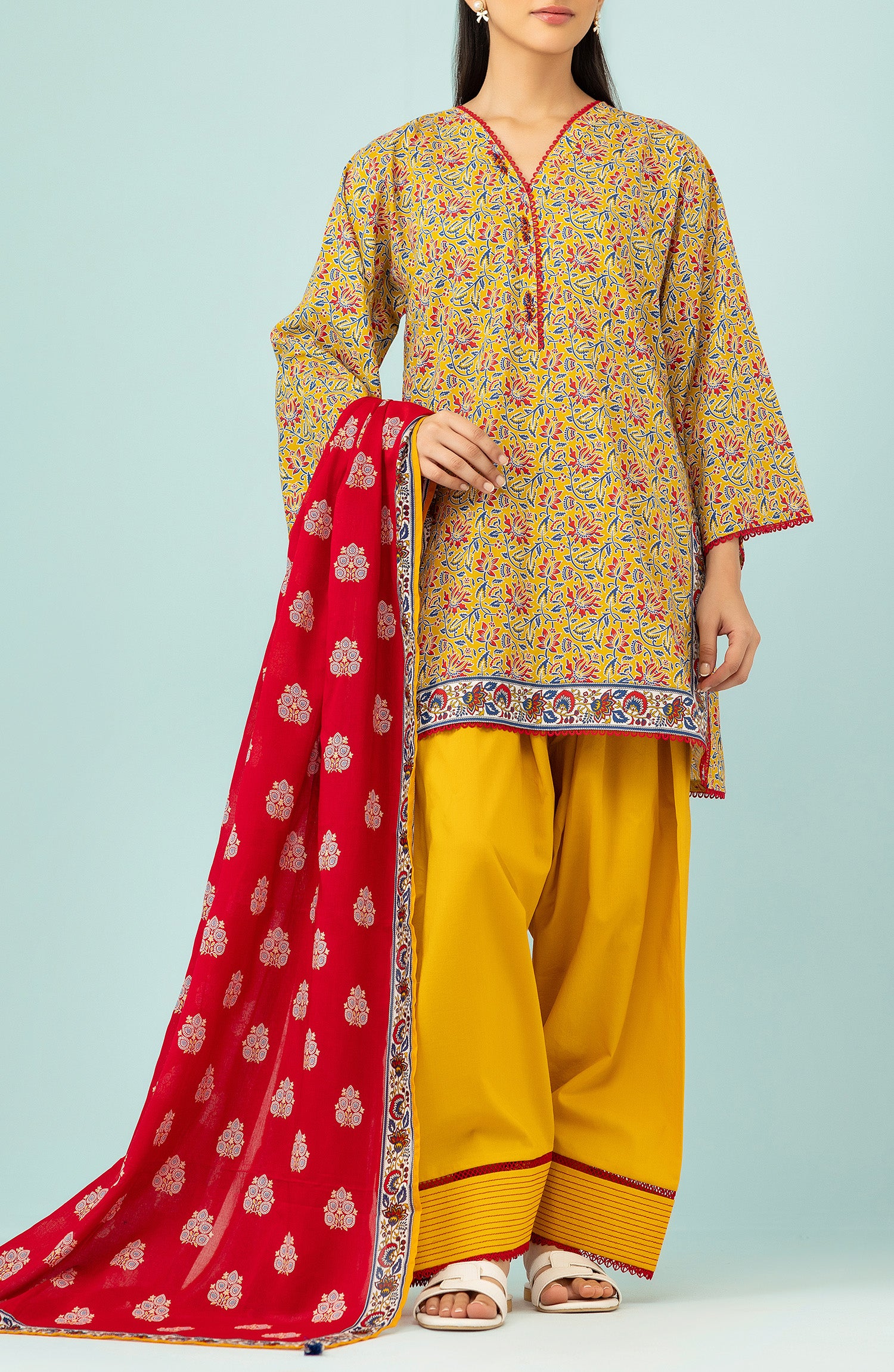 Unstitched | 3 Piece | Printed Lawn | OTL-24-198