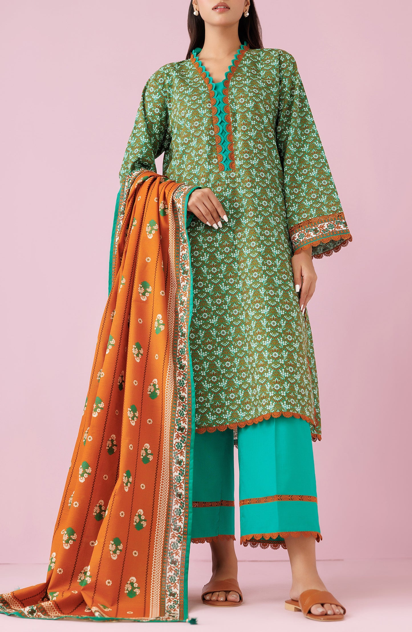 Unstitched | 3 Piece | Printed Khaddar | OTL-24-310