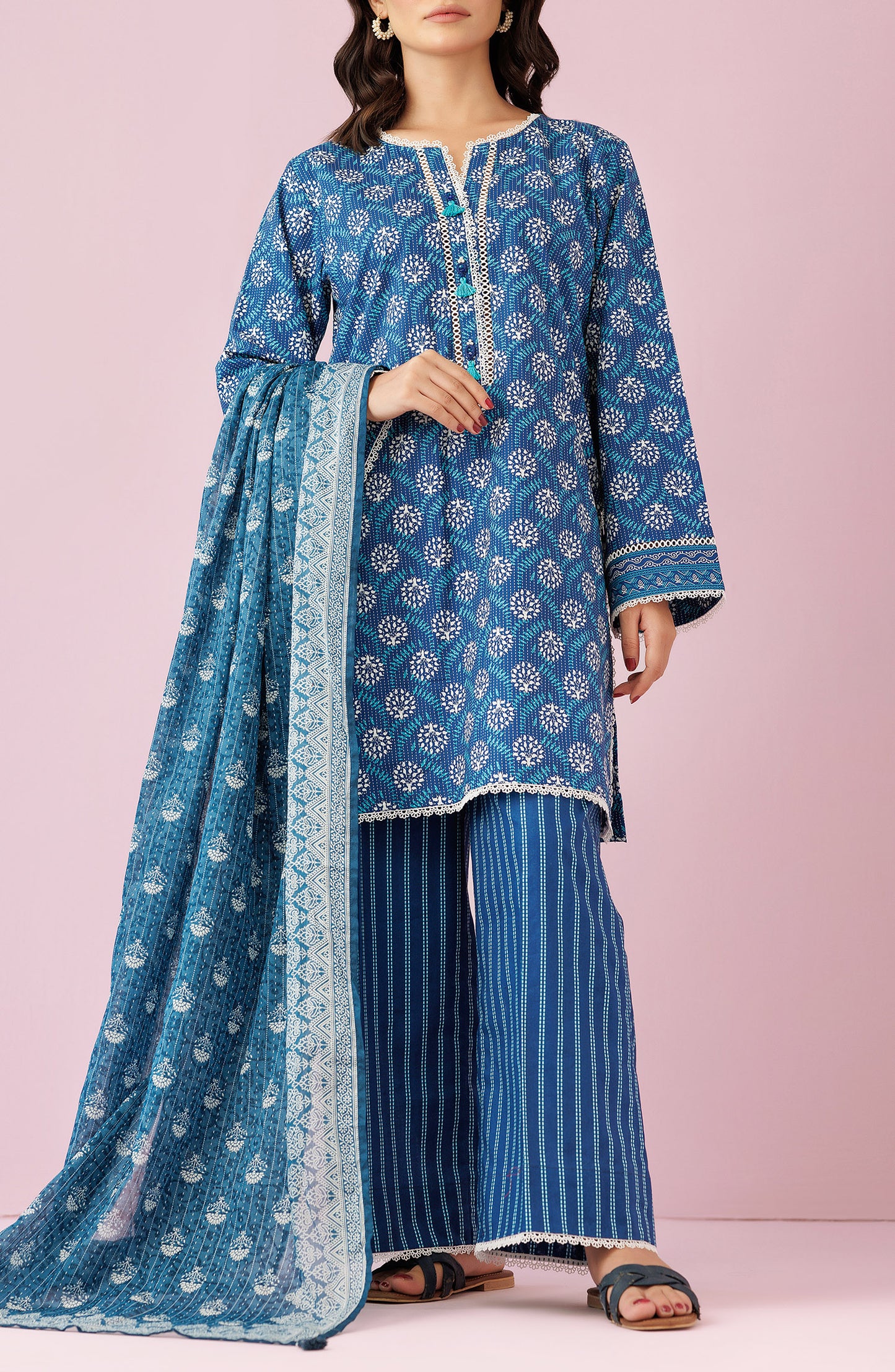 Unstitched | 3 Piece | Printed Lawn | OTL-24-374