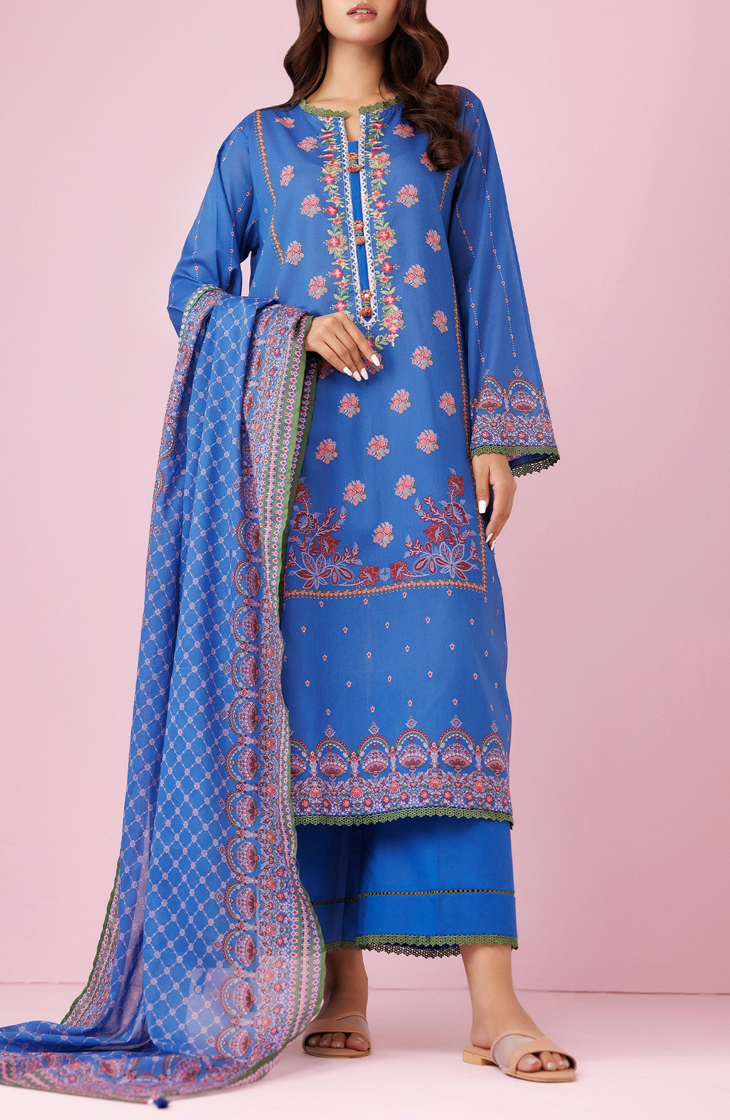 Unstitched | 3 Piece | Luxury Formal Embroidered | OTL-24-407