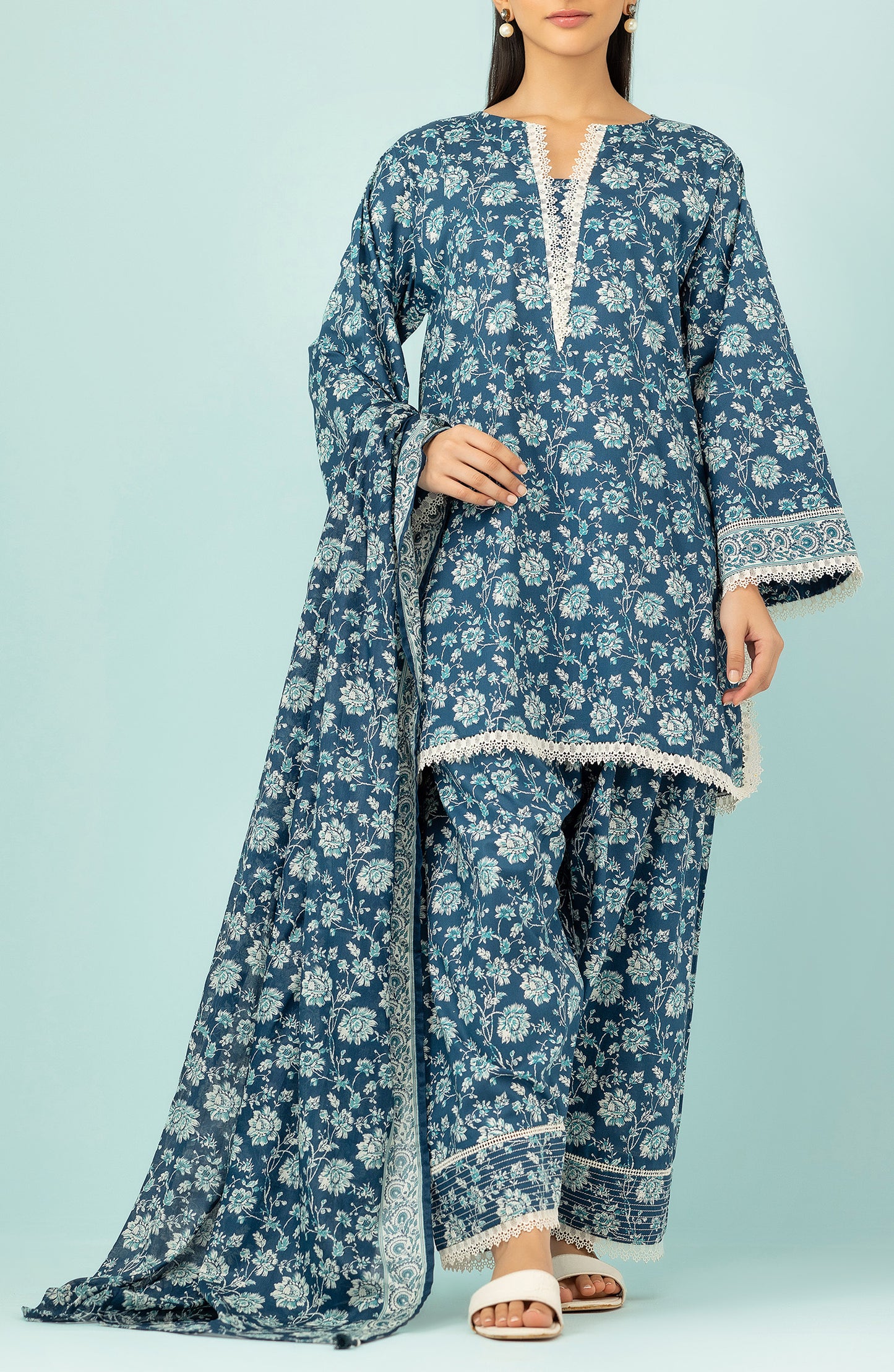 Unstitched | 3 Piece | Printed Lawn | OTL-24-422