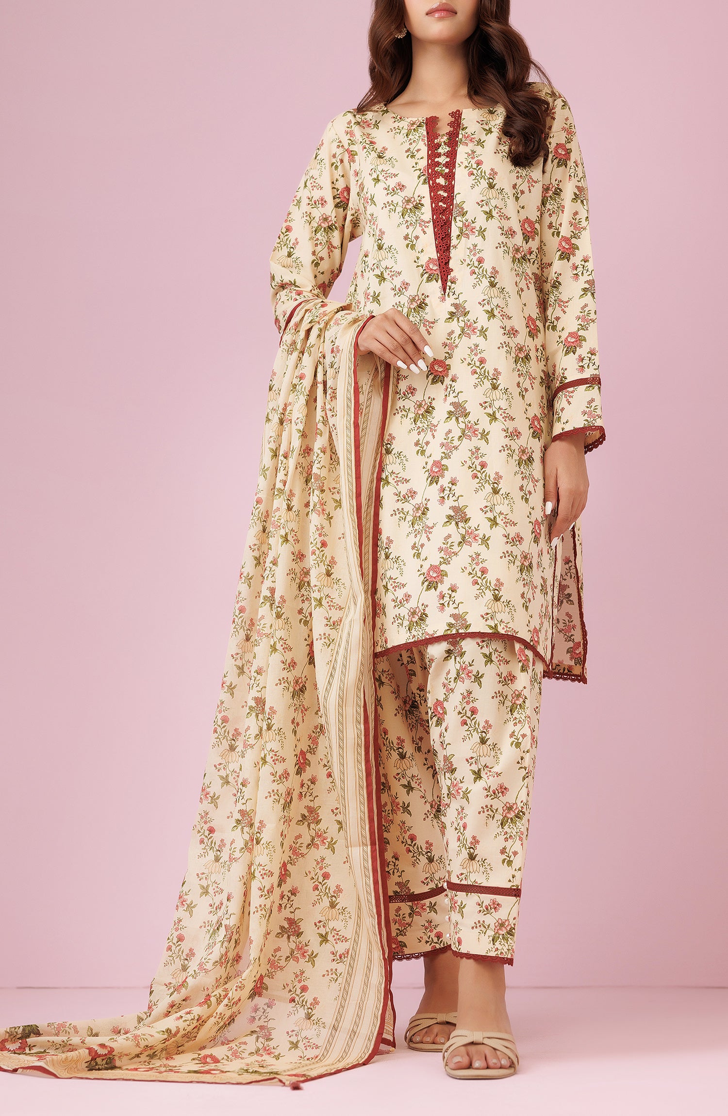 Unstitched | 3 Piece | Printed Lawn | OTL-24-430