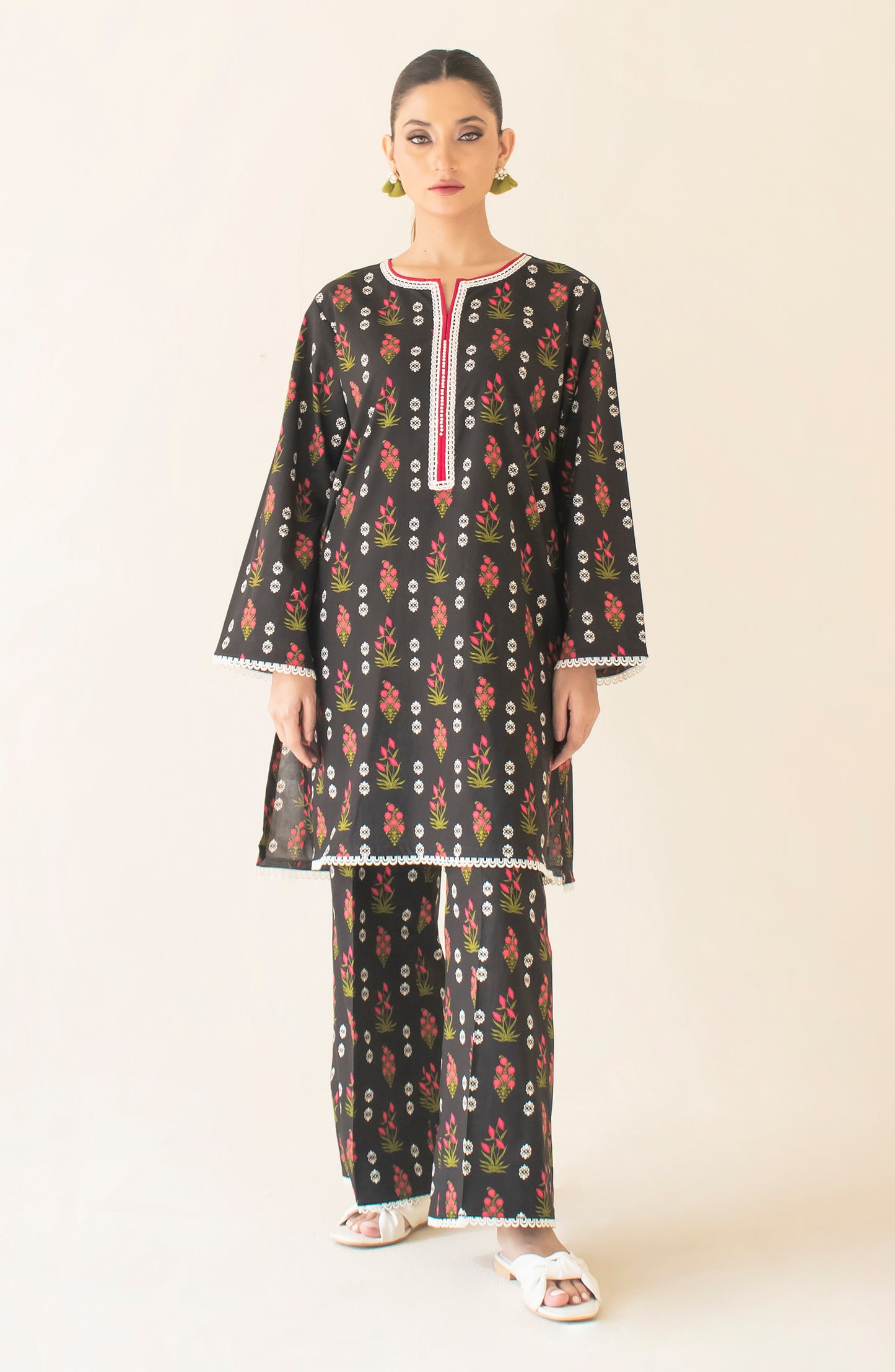 Stitched Printed Shirt & Pant - 2 Piece (COORDSET) - WRCC24W-2001