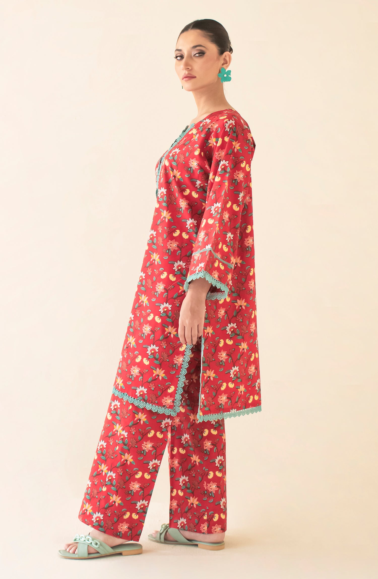 Stitched Printed Shirt & Pant - 2 Piece (COORDSET) - WRCC24W-2002