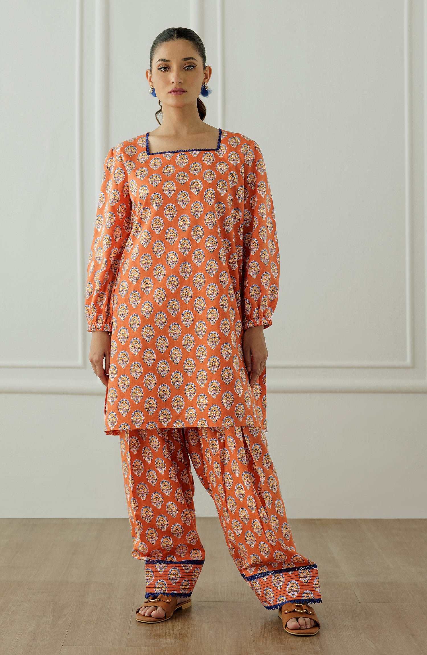 Stitched Printed Shirt & Pant - 2 Piece (COORDSET) - WRCC24W-2006