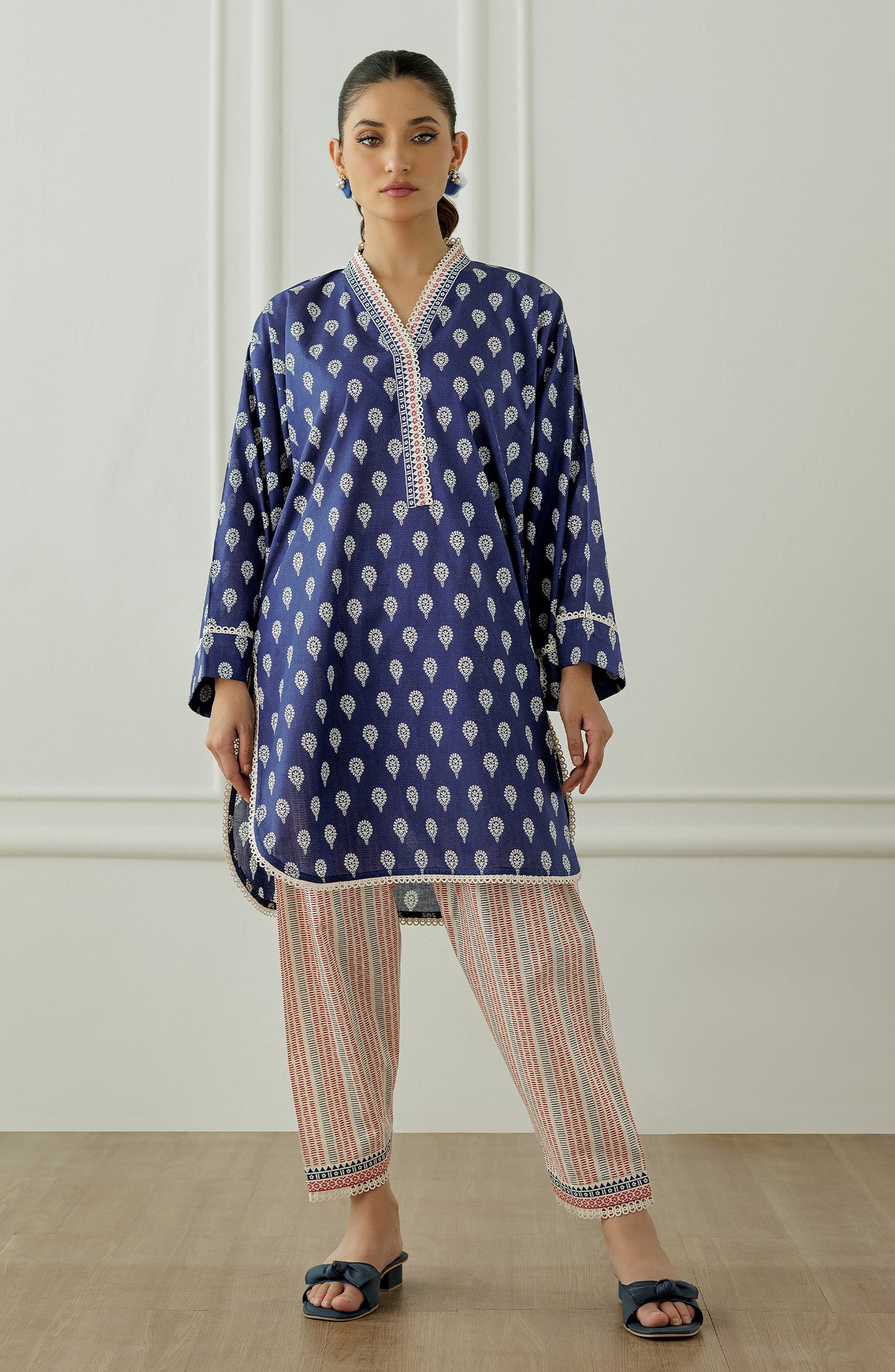 Stitched Printed Shirt & Pant - 2 Piece (COORDSET) - WRCC24W-2007