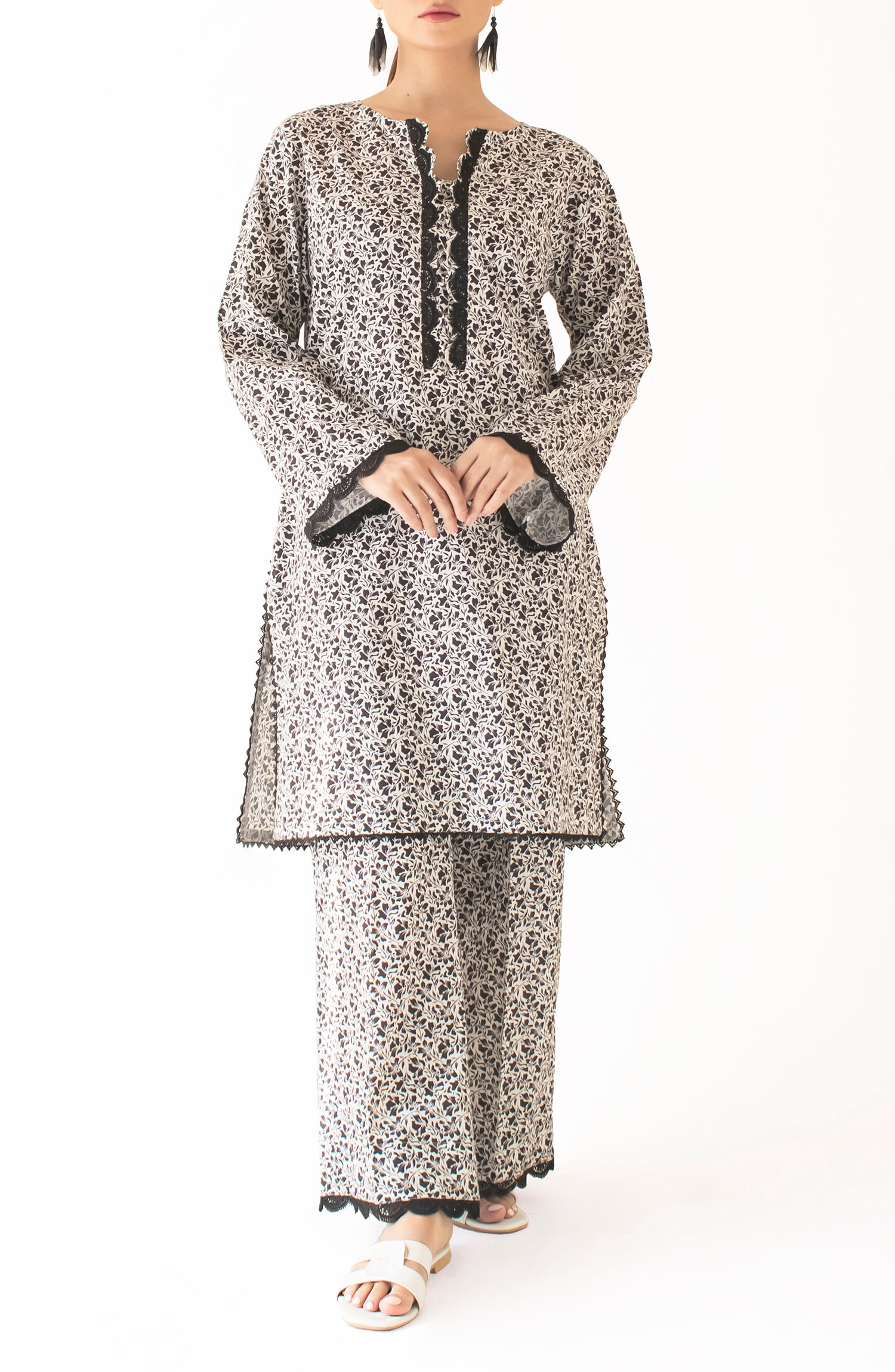 Unstitched Printed Shirt & Pant - 2 Piece (COORDSET) - WRCV24S-2004