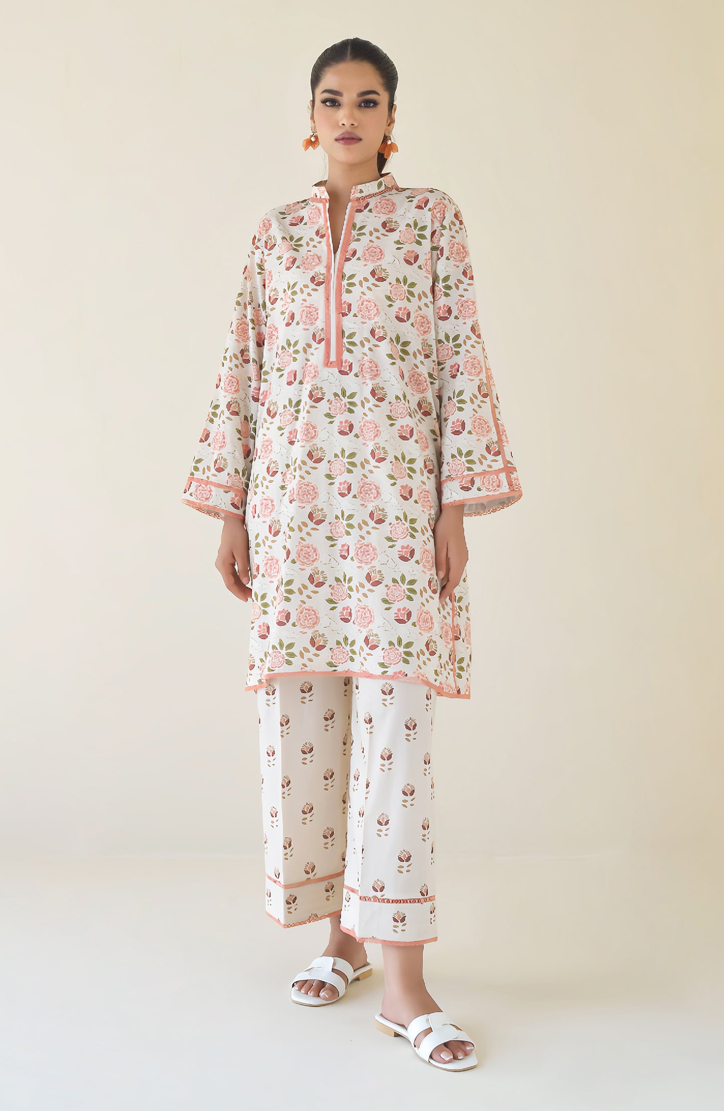 Stitched Printed Shirt & Pant - 2 Piece (COORDSET) - WRCV24S-2006