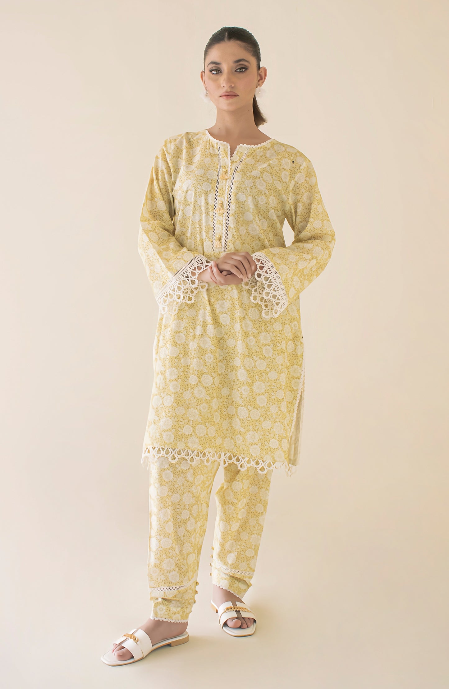 Stitched Printed Shirt & Pant - 2 Piece (CordSet) - WRCV24S-2007