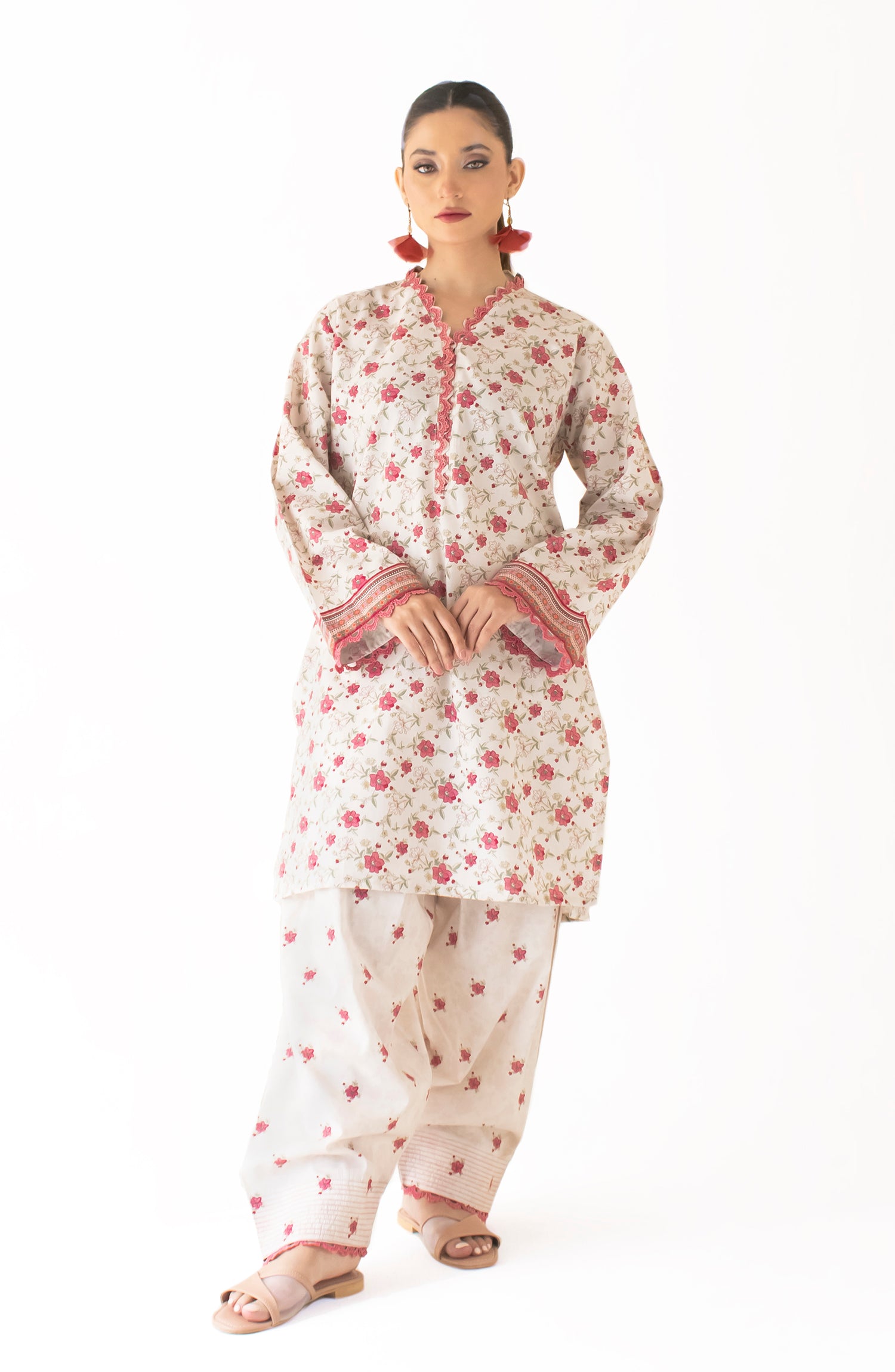 Stitched Printed Shirt & Pant - 2 Piece (CordSet) - WRCV24S-2011