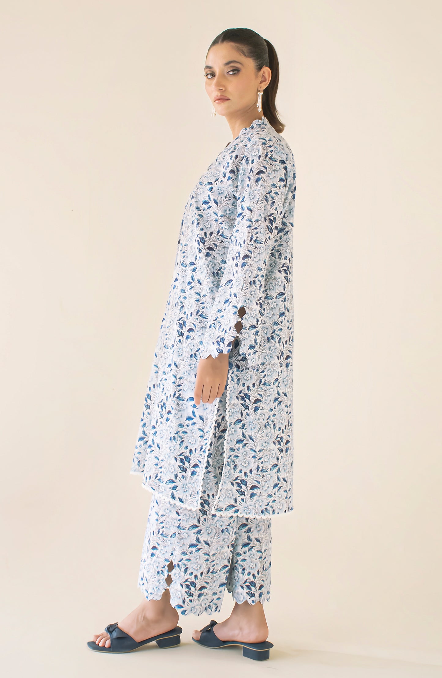 Stitched Printed Shirt & Pant - 2 Piece (COORDSET) - WRCV24S-2022