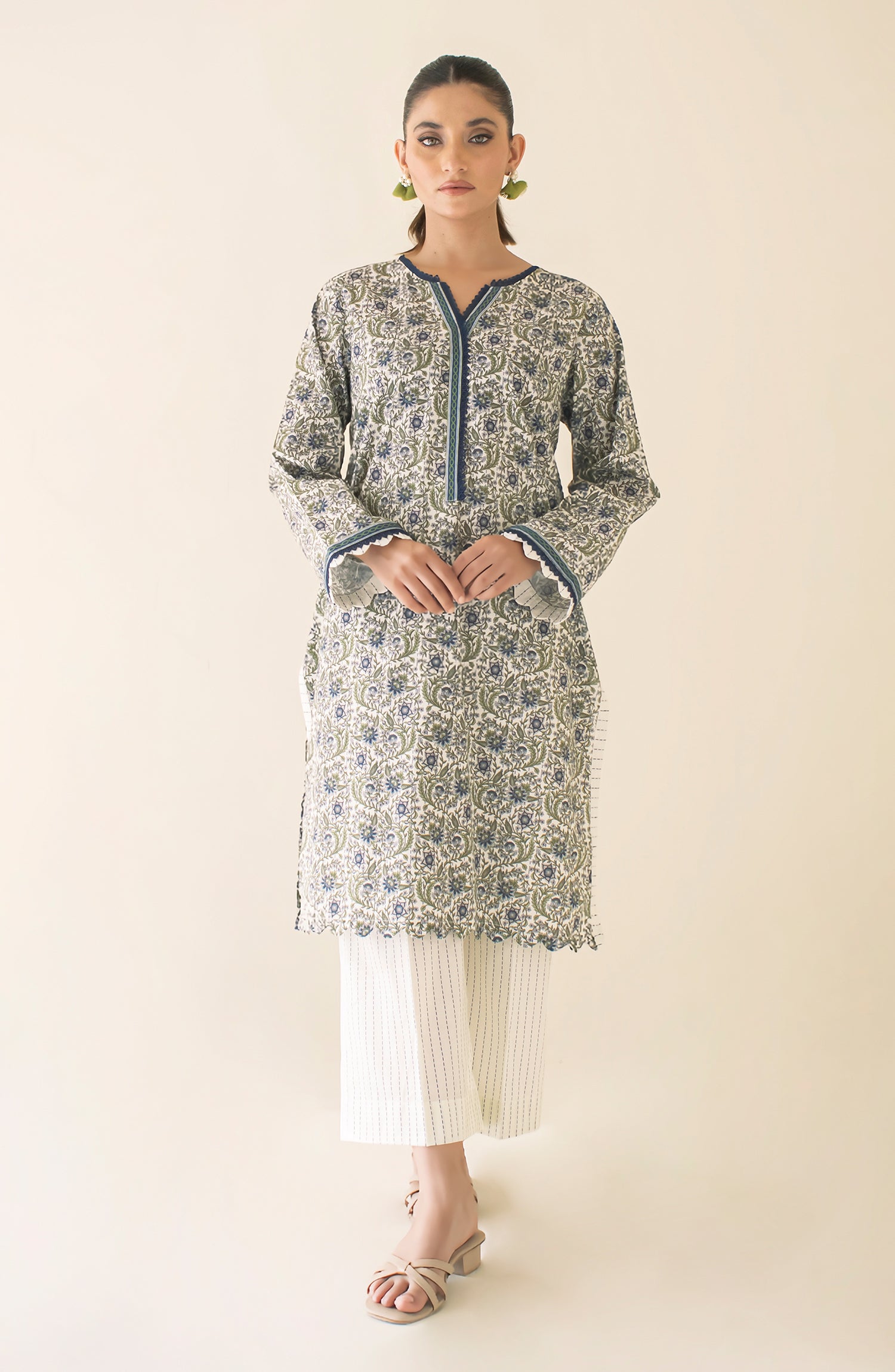 Stitched Printed Shirt & Pant - 2 Piece (COORDSET) - WRCV24S-2036