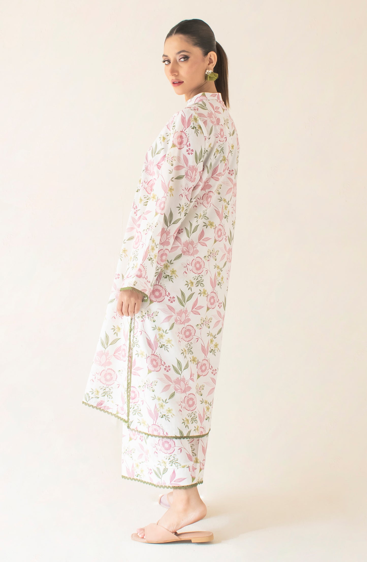 READY TO WEAR Printed Shirt & Pant - 2 Piece (COORDSET) - WRCV24S-2038