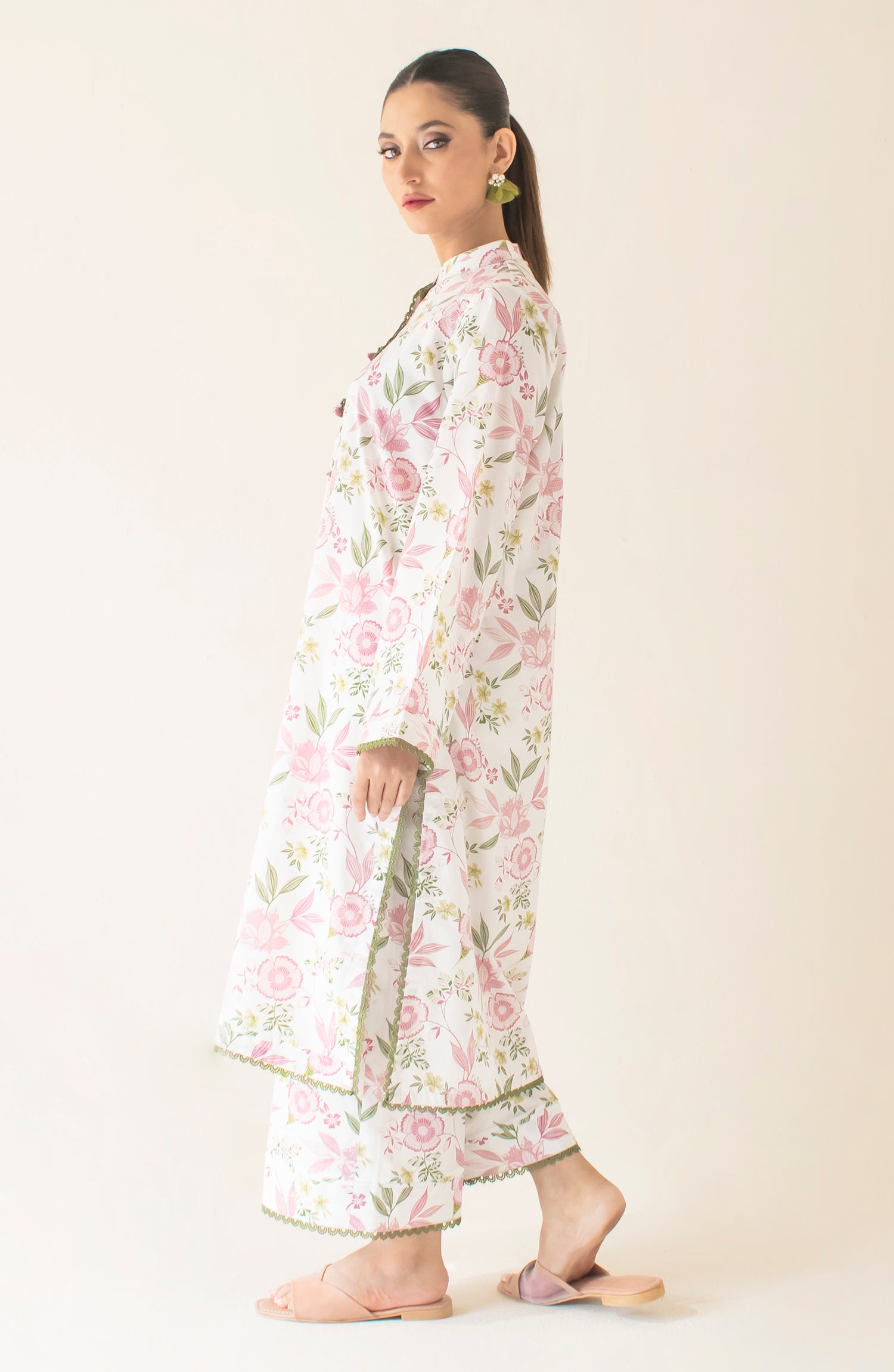 READY TO WEAR Printed Shirt & Pant - 2 Piece (COORDSET) - WRCV24S-2038