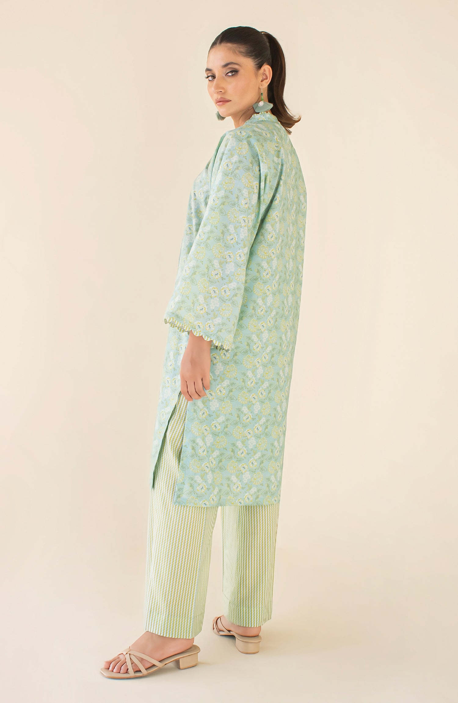 Stitched Printed Shirt & Pant - 2 Piece (COORDSET) - WRCV24S-2040