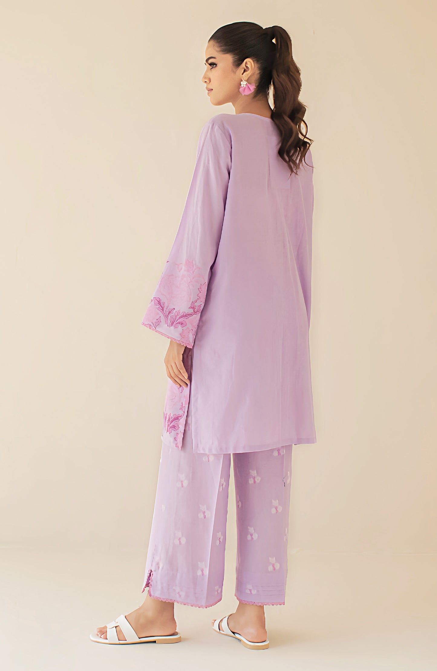 Stitched 2 Piece Plain Jacquard Shirt and Yarn dyed Jacquard Pant  (WRCY24S-2003)