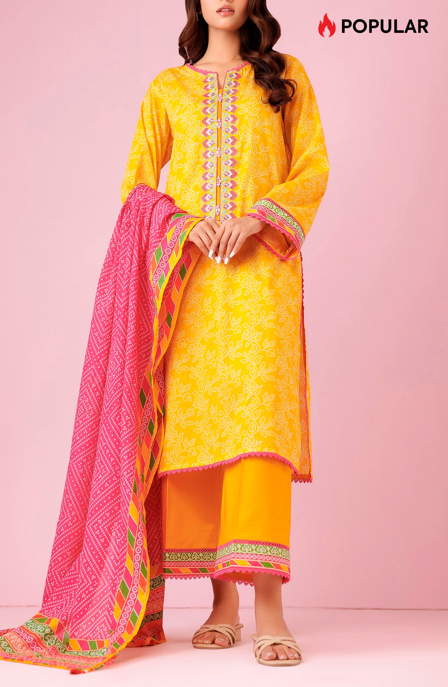 Unstitched | 3 Piece | Embroidered Lawn | OTL-24-121