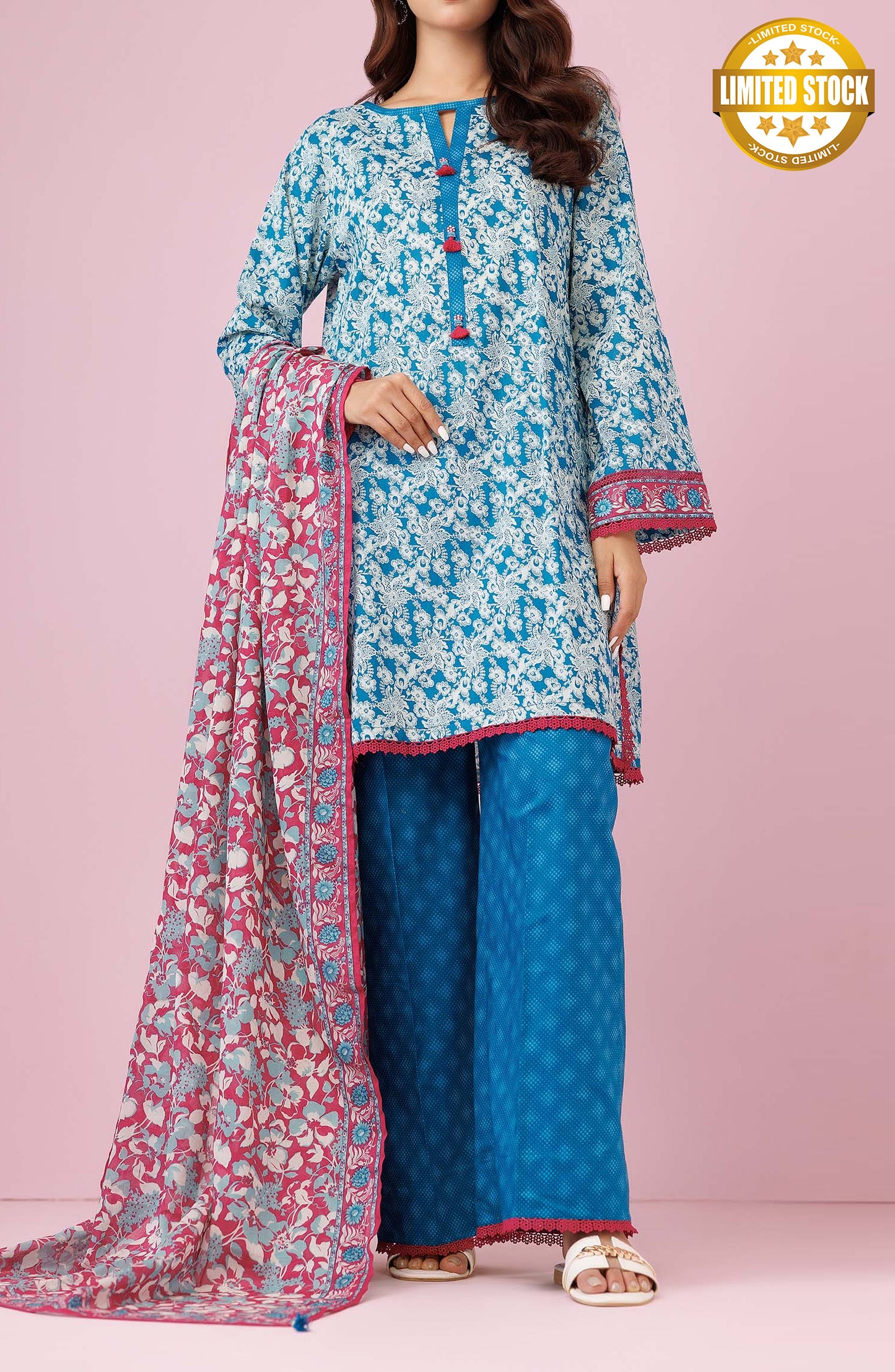 Unstitched | 3 Piece | Printed Lawn | OTL-24-217