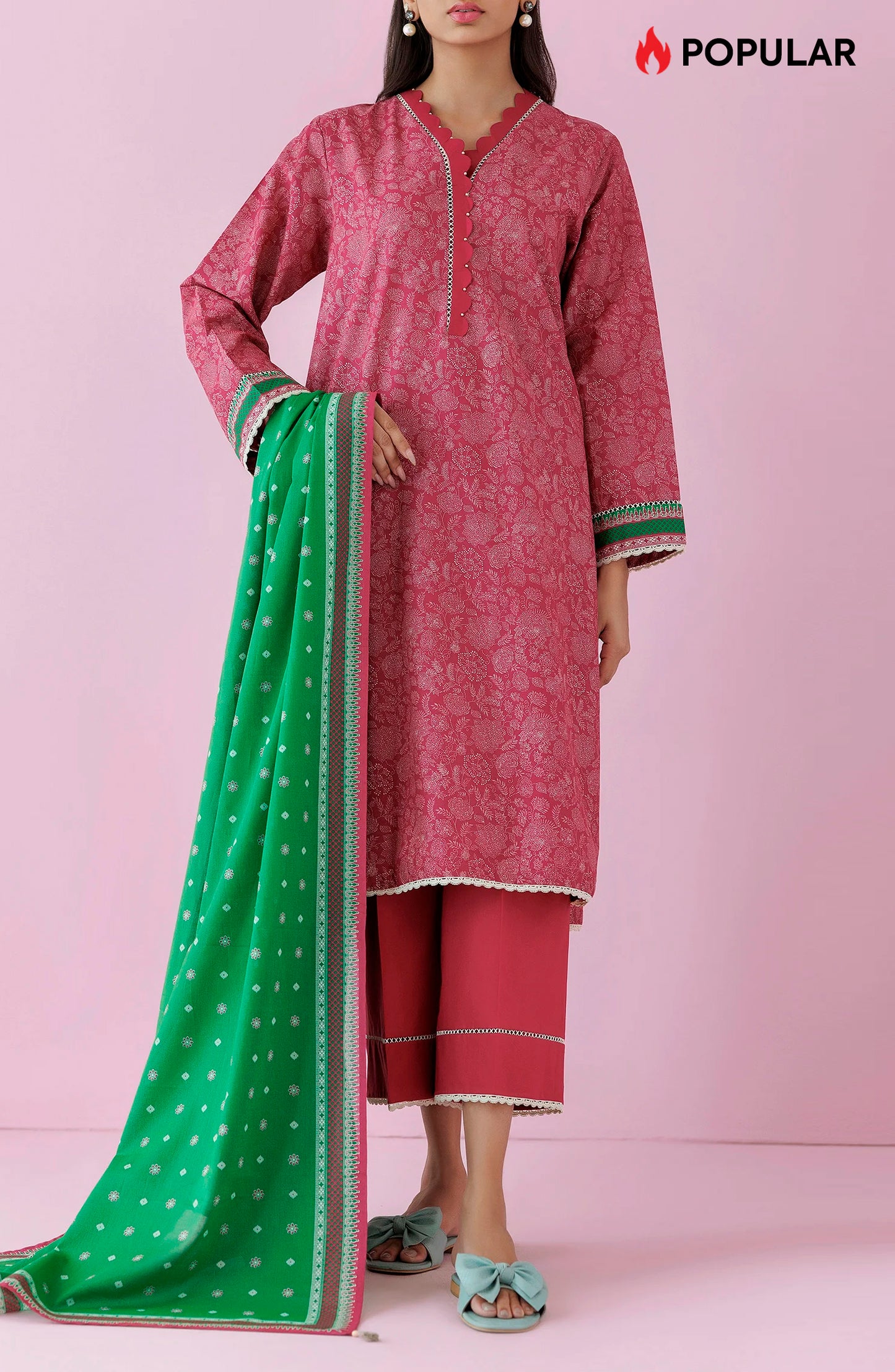 Unstitched | 3 Piece | Printed Lawn | OTL-24-351